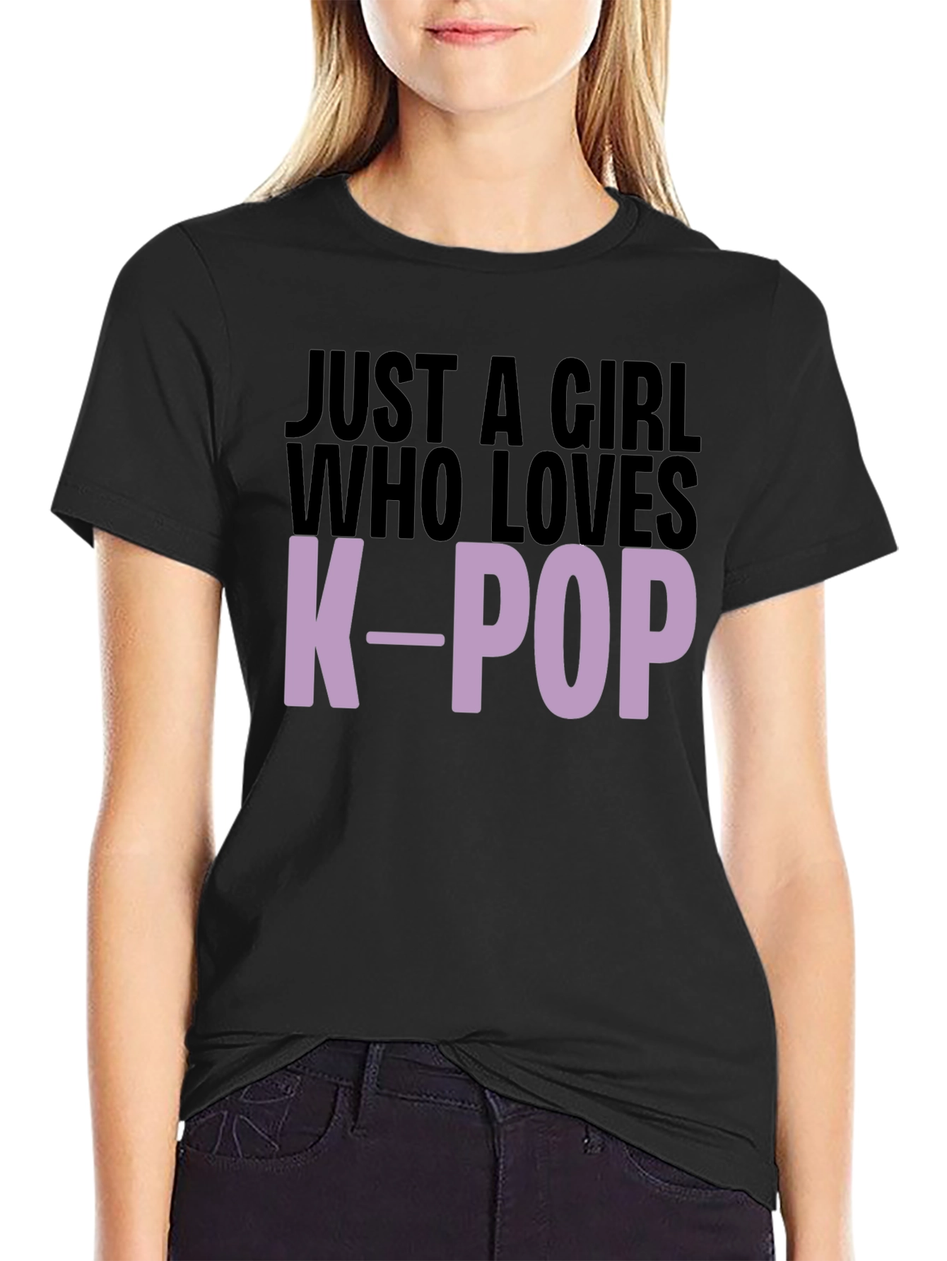 Just A Girl Who Loves K-Pop Graphic Tee