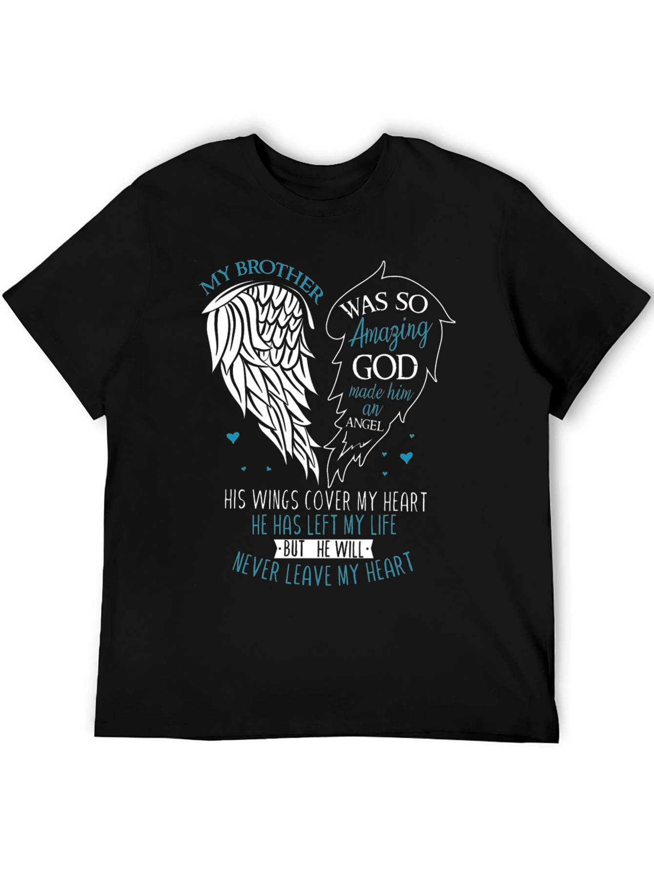 My Brother Angel Wings Memorial T-Shirt