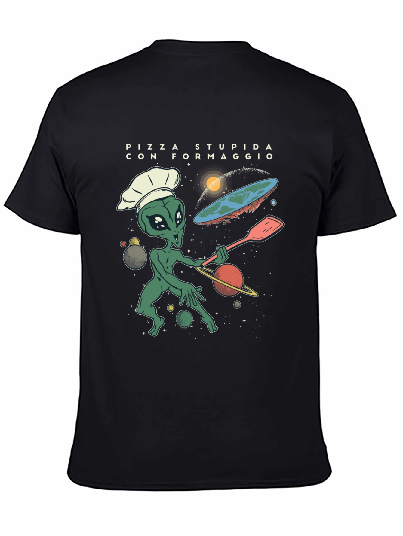 Alien Chef Pizza T-Shirt