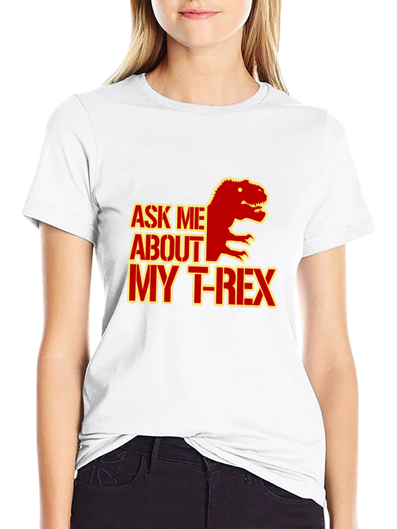 Ask Me About My T-Rex Graphic Tee