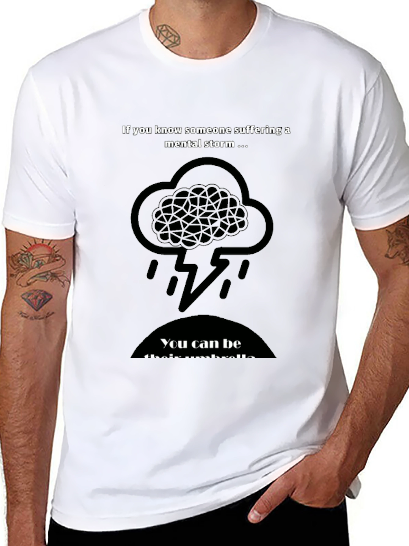 Mental Health Awareness T-Shirt - Be Their Umbrella