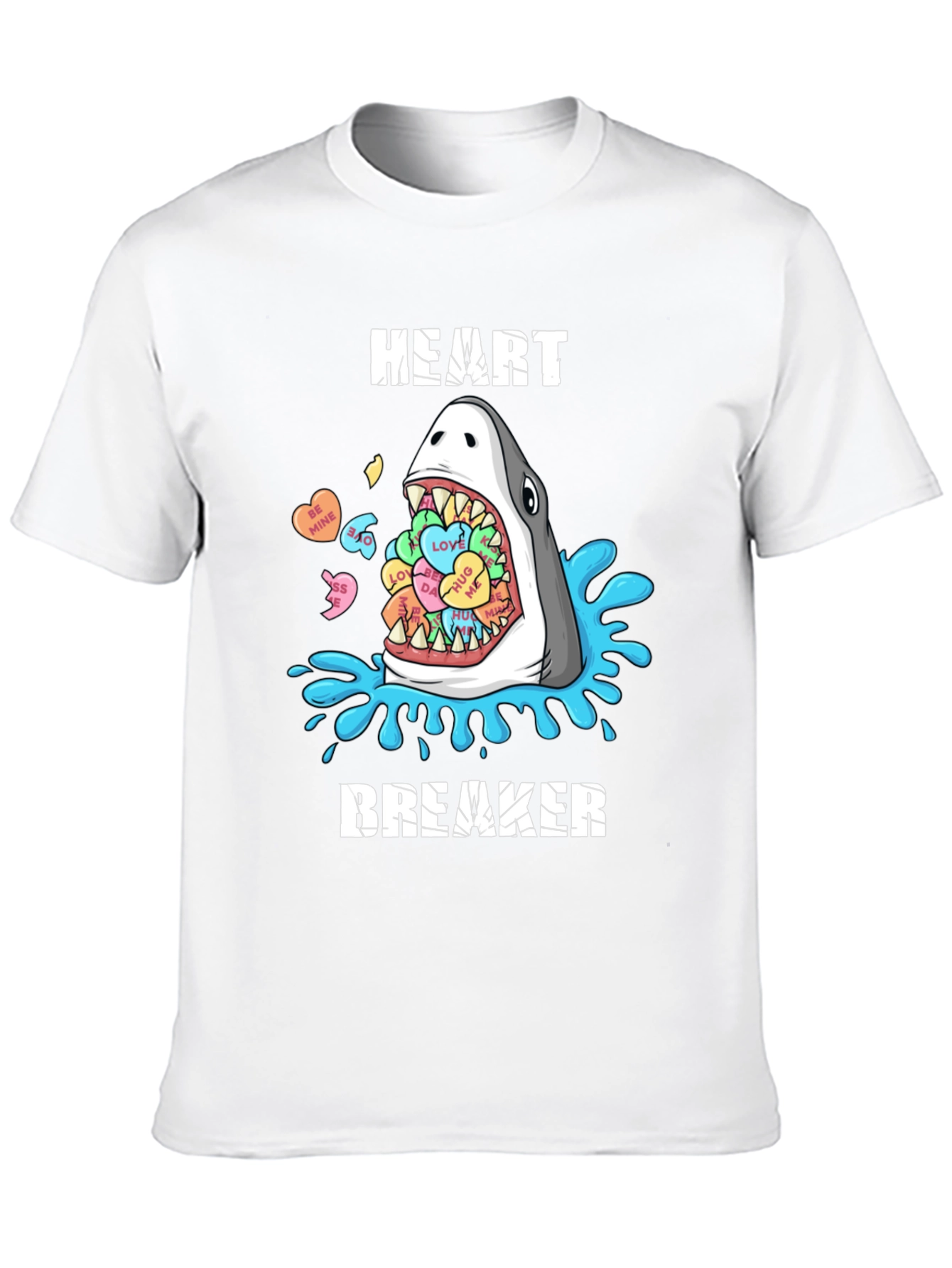 Heartbreaker Shark Valentines T-Shirt