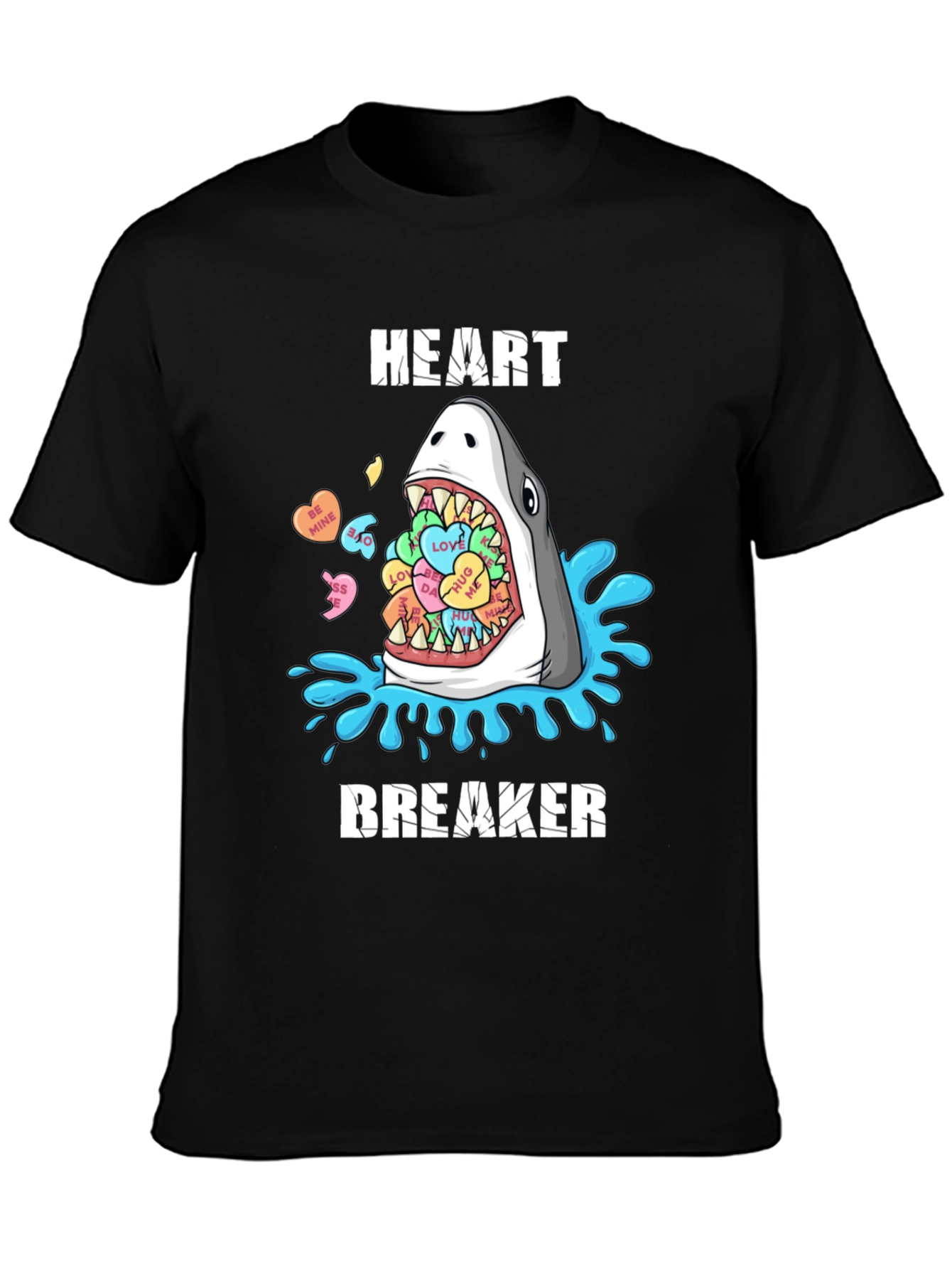 Heartbreaker Shark Valentines T-Shirt