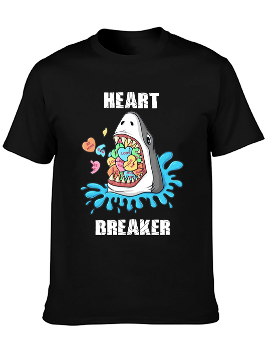 Heartbreaker Shark Valentines T-Shirt