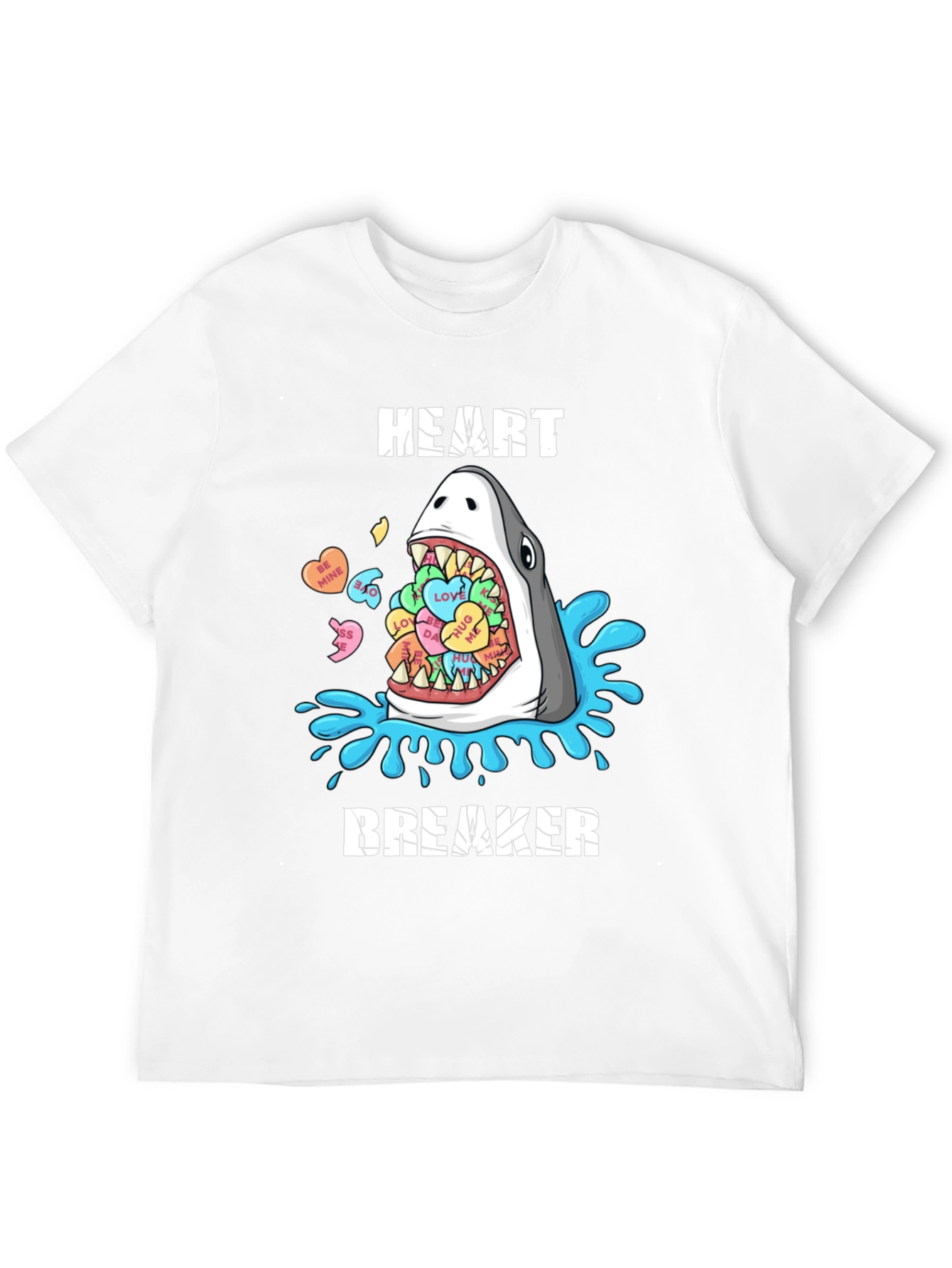 Heartbreaker Shark Valentines T-Shirt