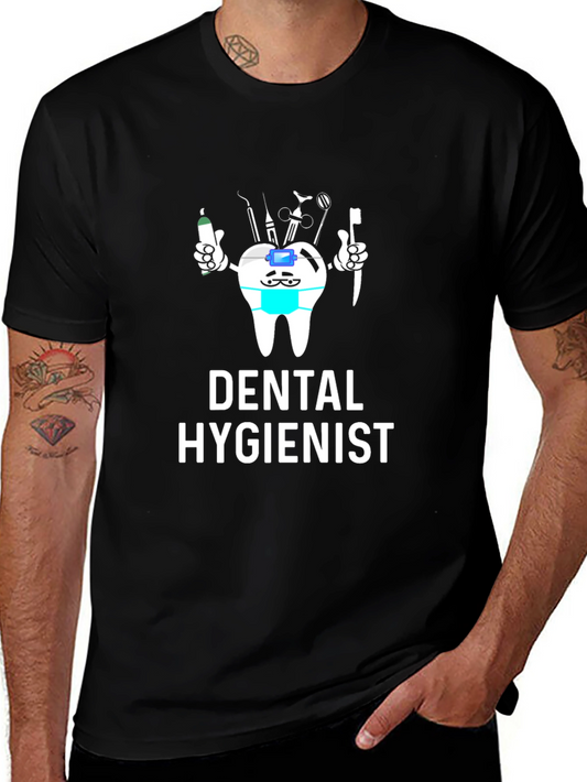 Dental Hygienist T-Shirt - Funny Tooth Design