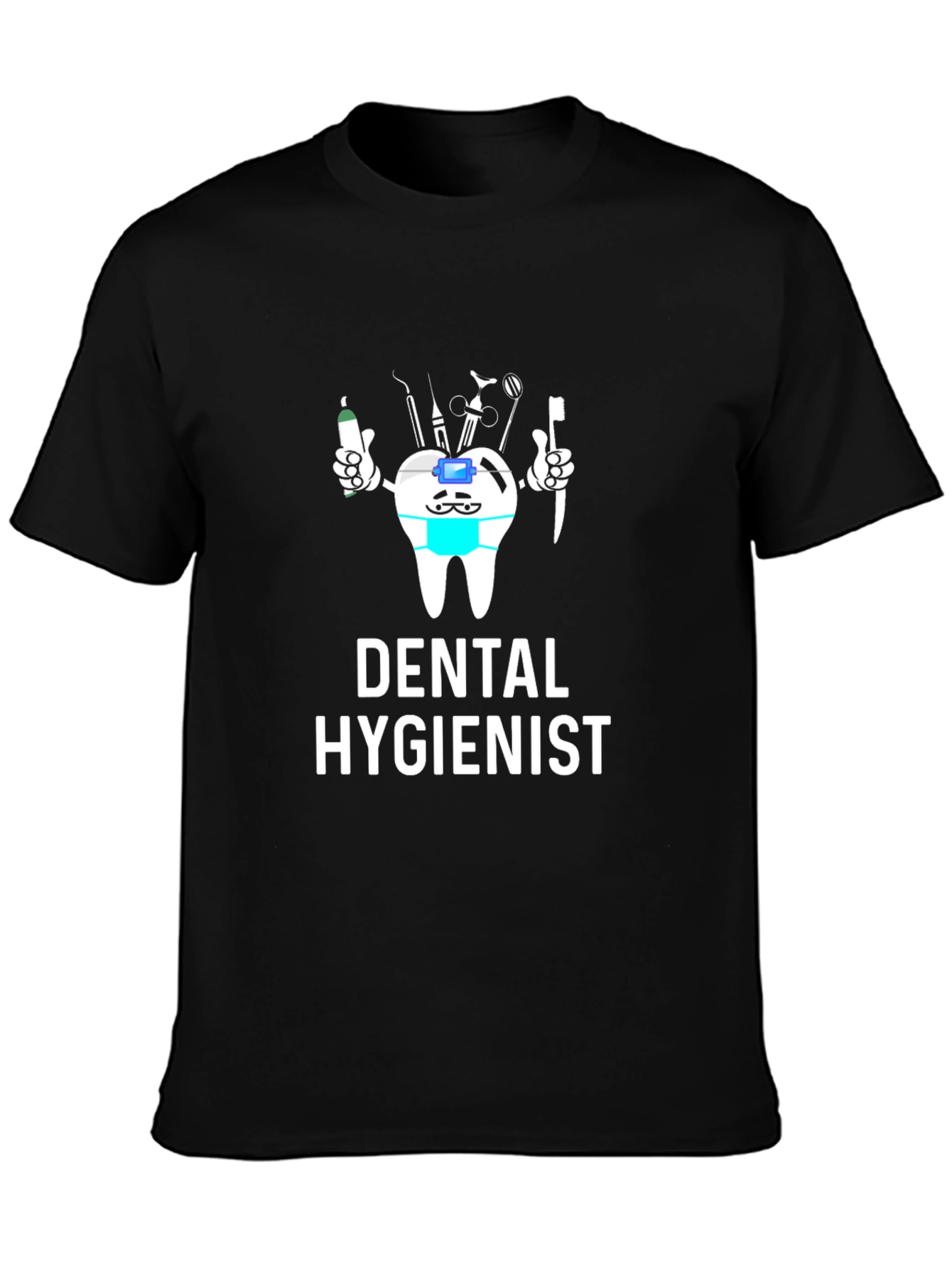 Dental Hygienist T-Shirt - Funny Tooth Design