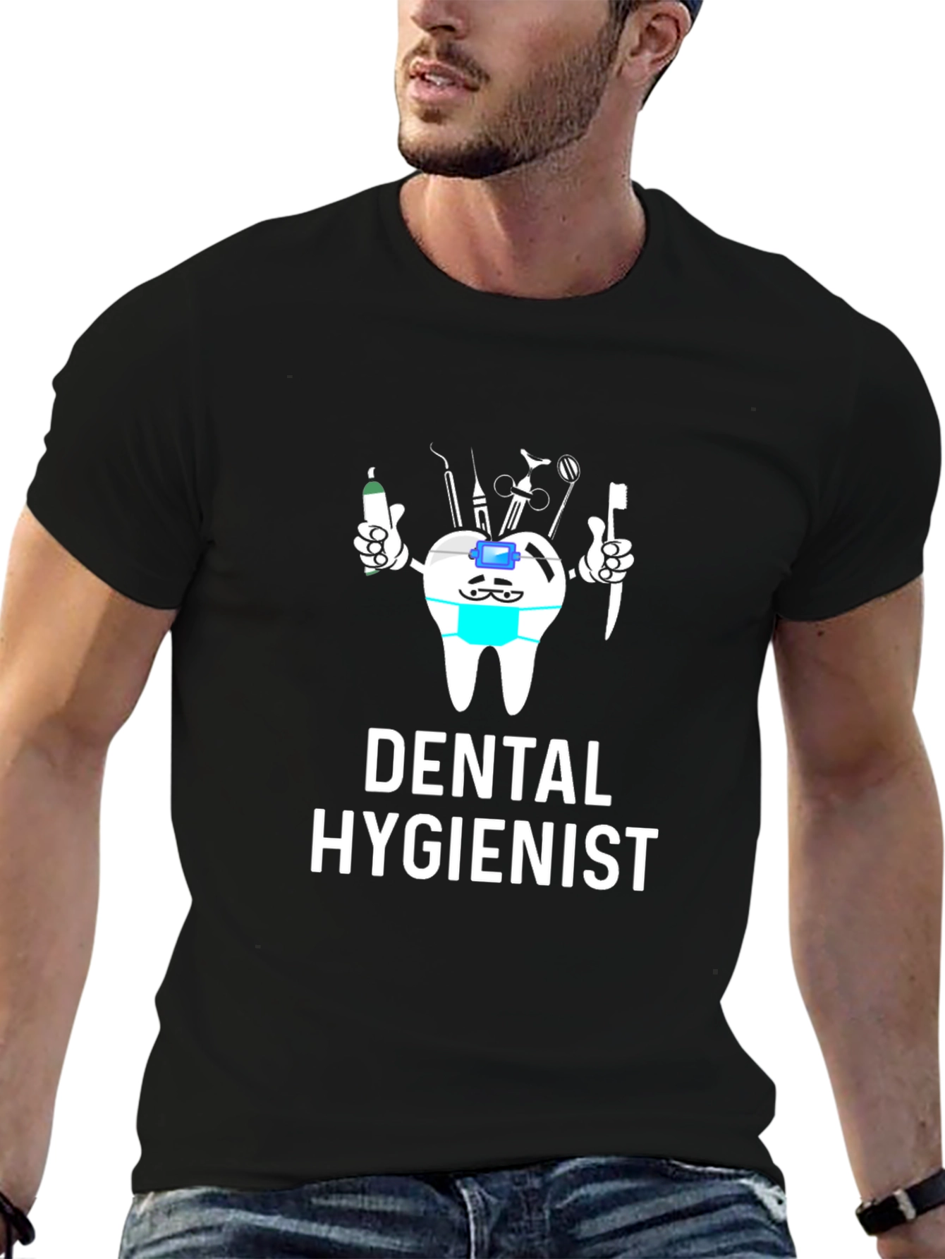 Dental Hygienist T-Shirt - Funny Tooth Design