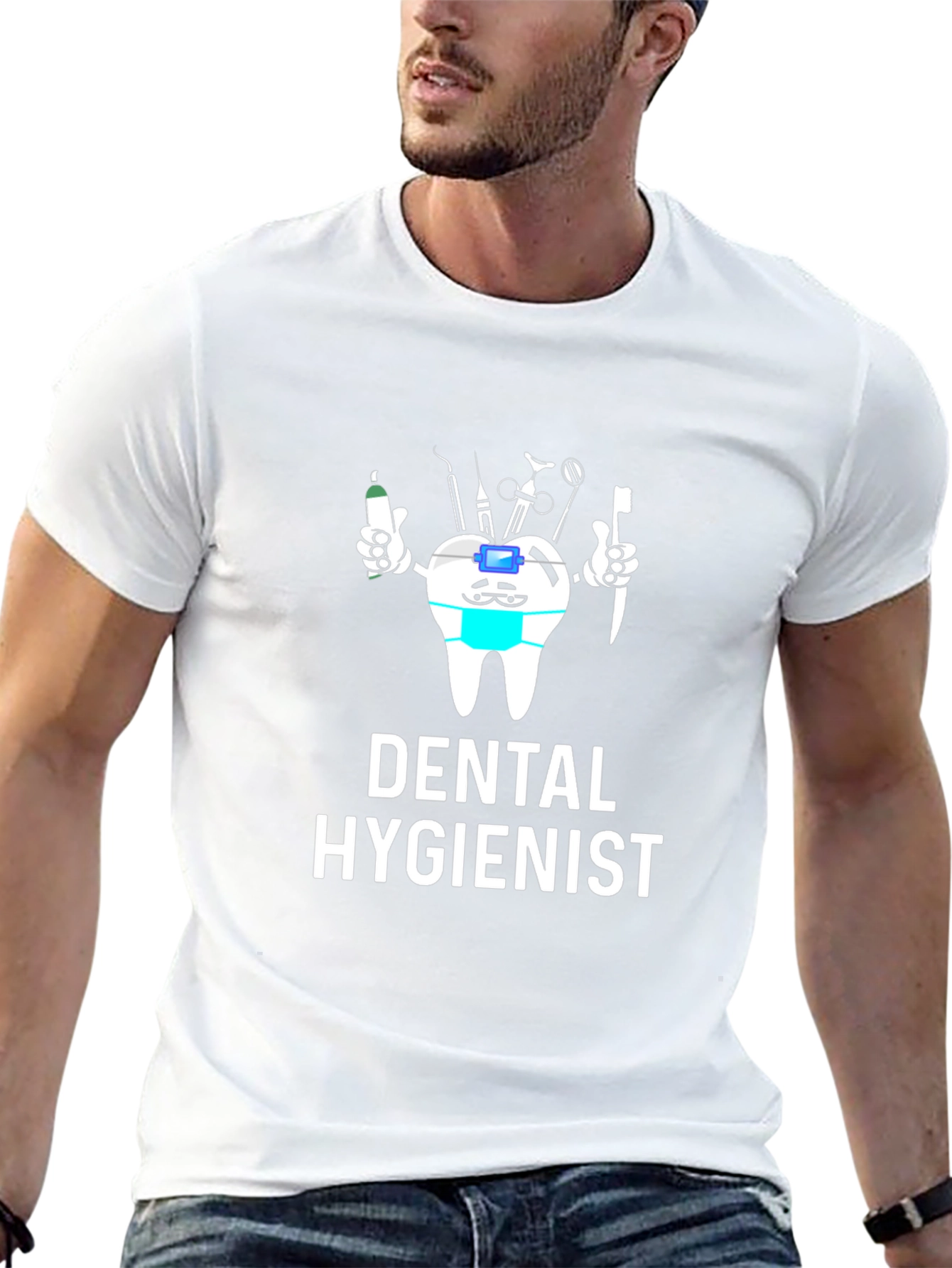Dental Hygienist T-Shirt - Funny Tooth Design