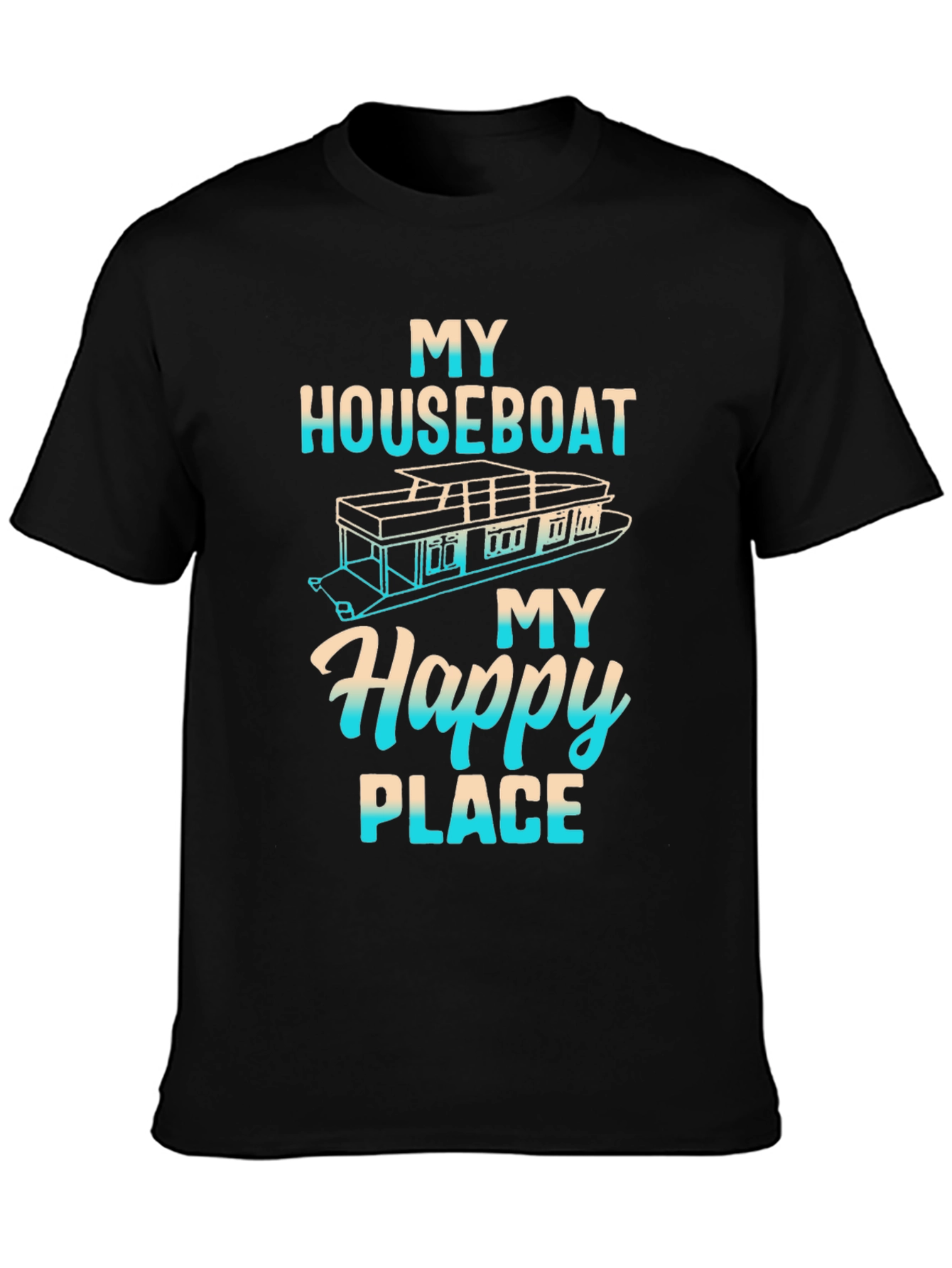 My Houseboat My Happy Place Graphic Tee