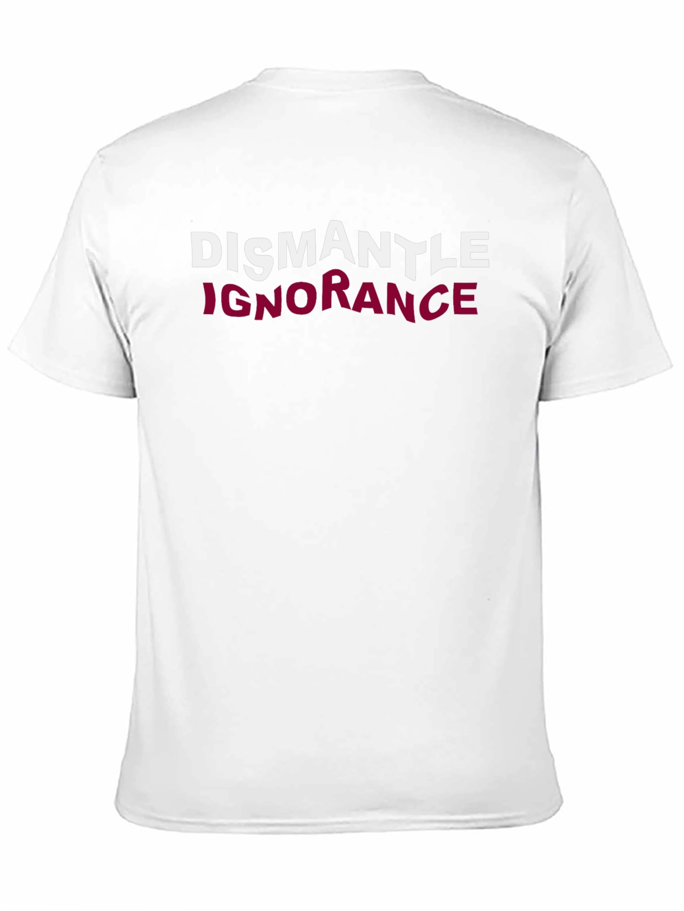 Dismantle Ignorance Graphic T-Shirt - Unisex Casual Tee