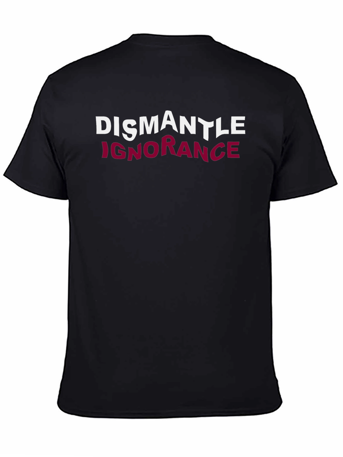 Dismantle Ignorance Graphic T-Shirt - Unisex Casual Tee