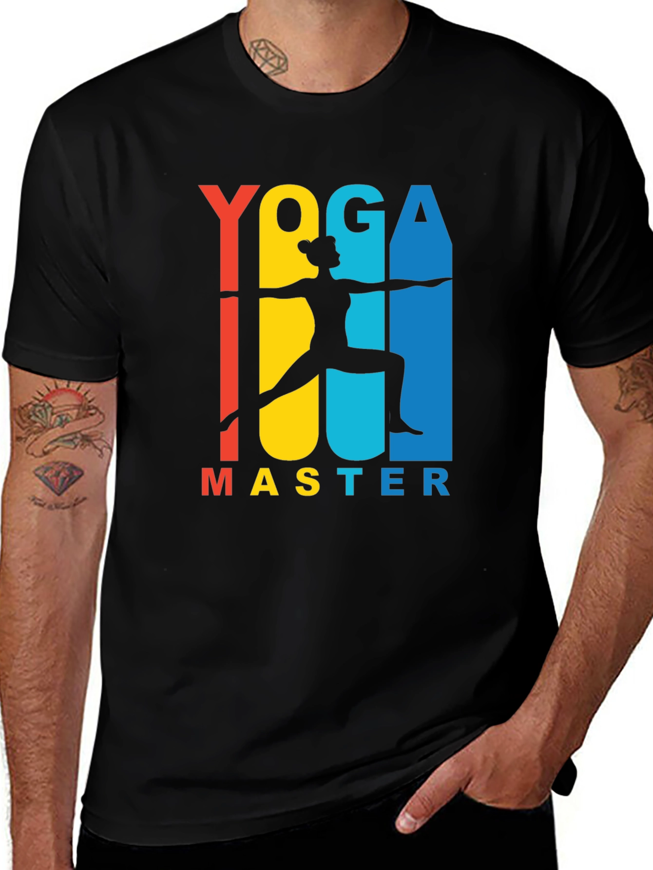 Yoga Master Black T-Shirt