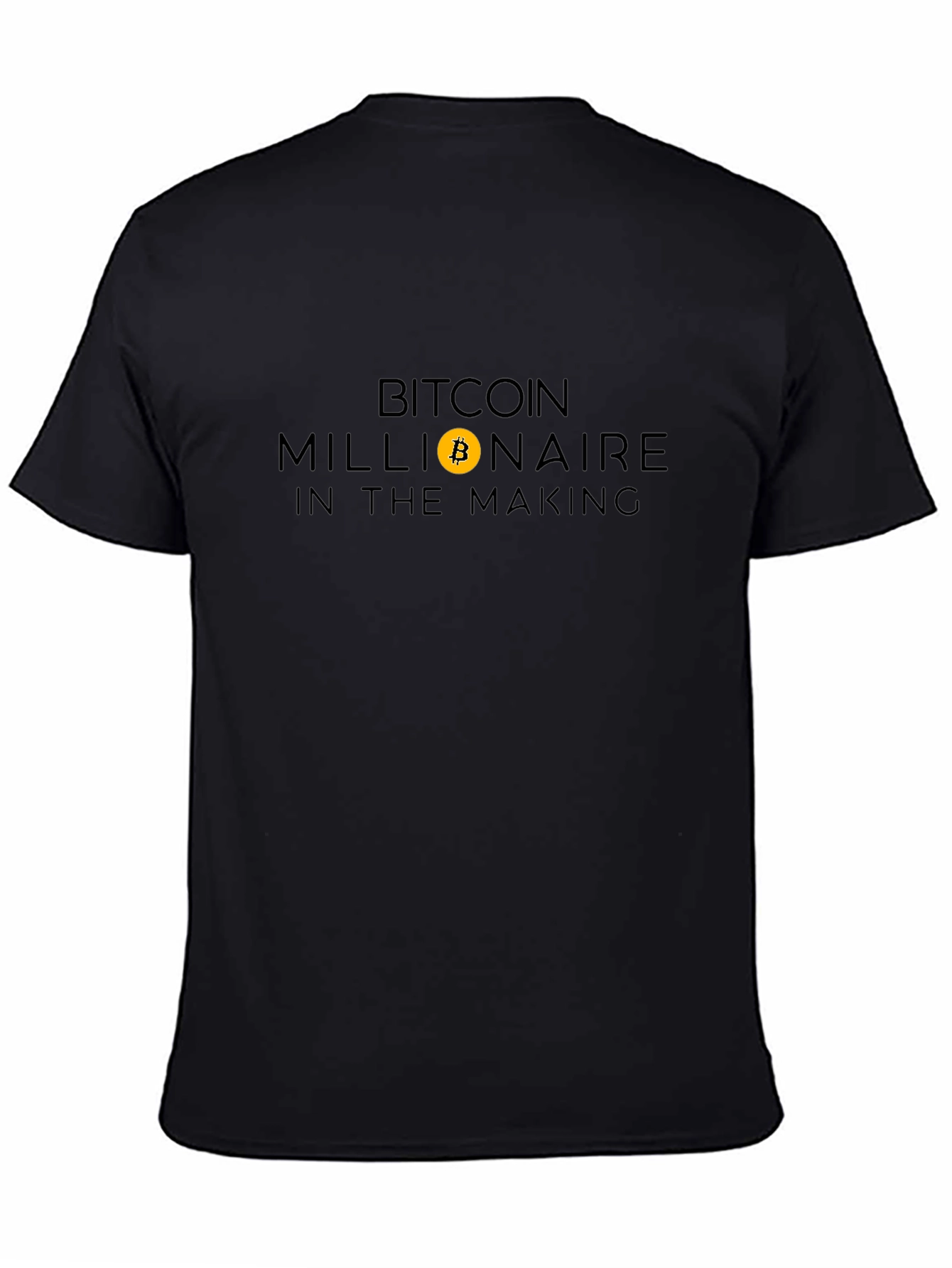 Bitcoin Millionaire in the Making Black T-Shirt
