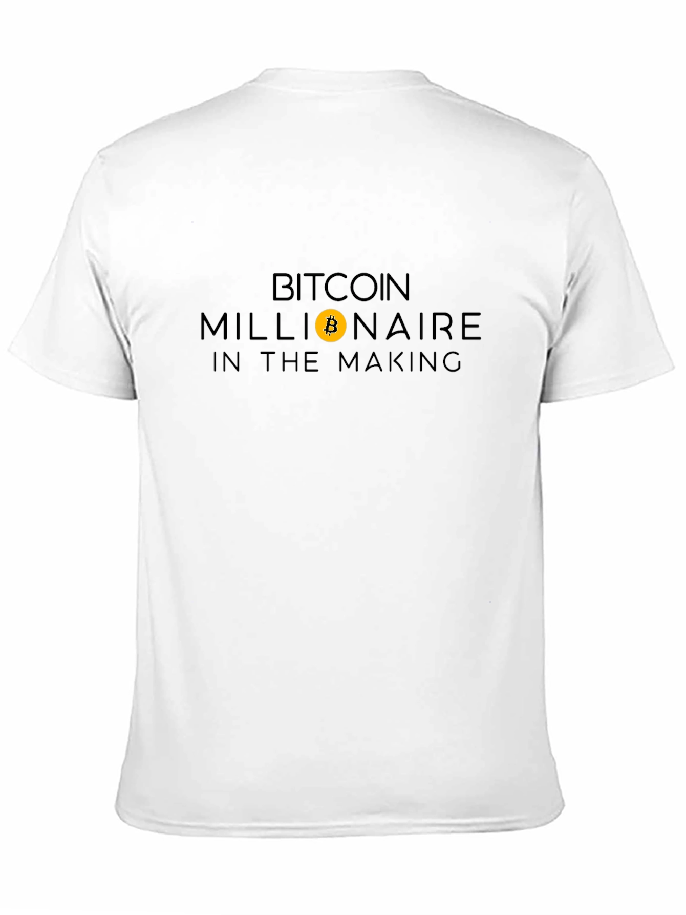 Bitcoin Millionaire in the Making Black T-Shirt