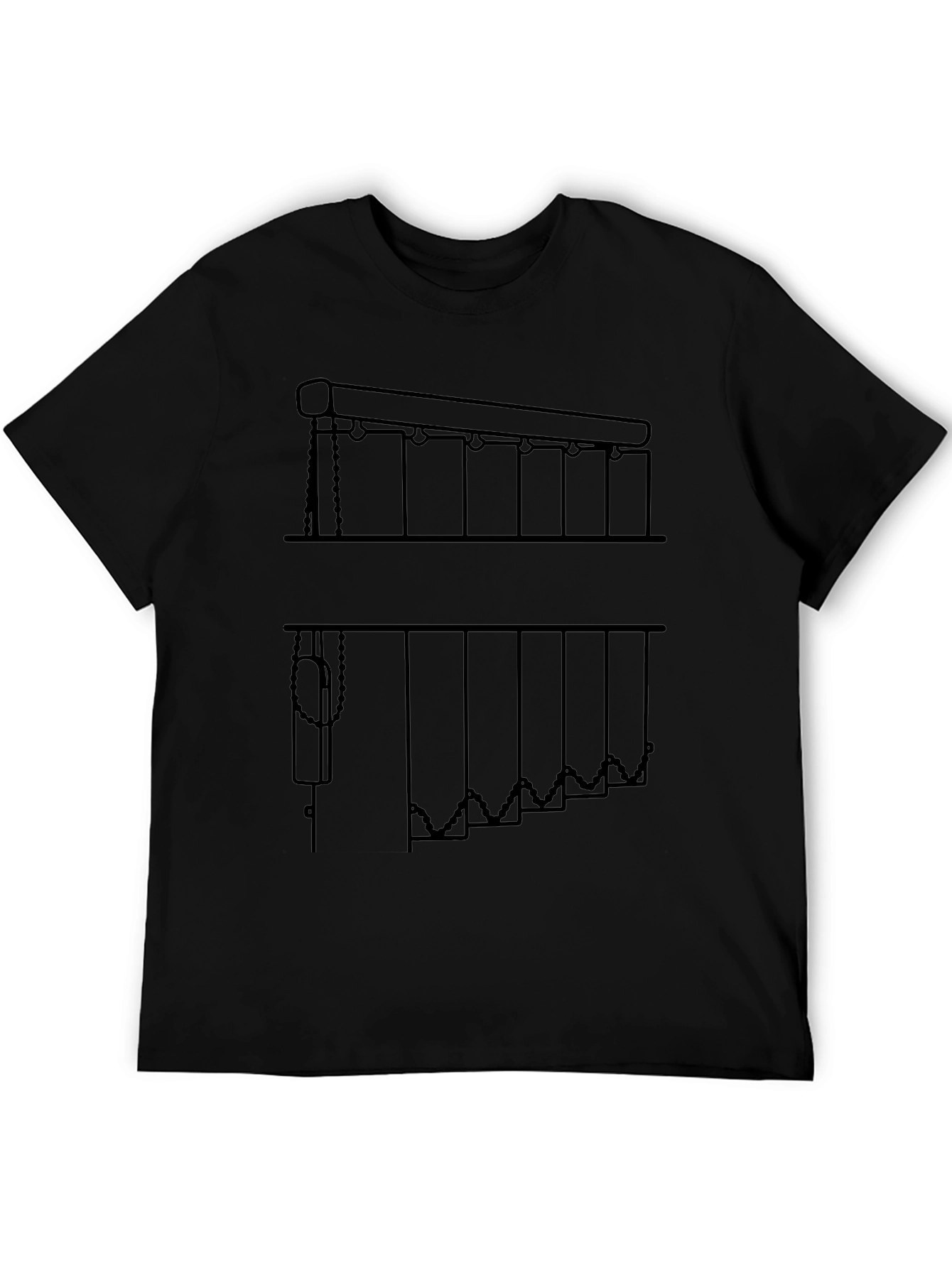Modern Blinds Graphic Tee - Novelty Apparel