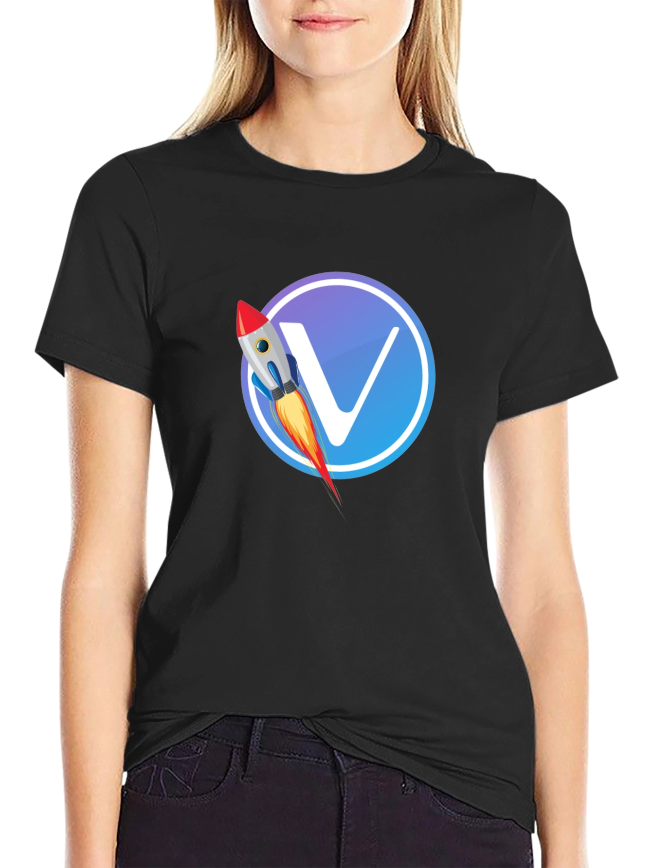 VeChain Rocket T-Shirt - Crypto Enthusiast Tee