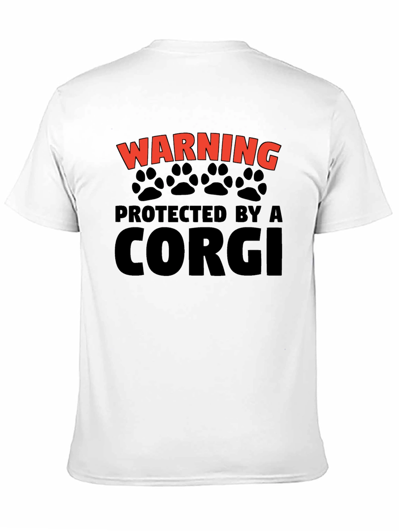 Warning Protected by a Corgi T-Shirt