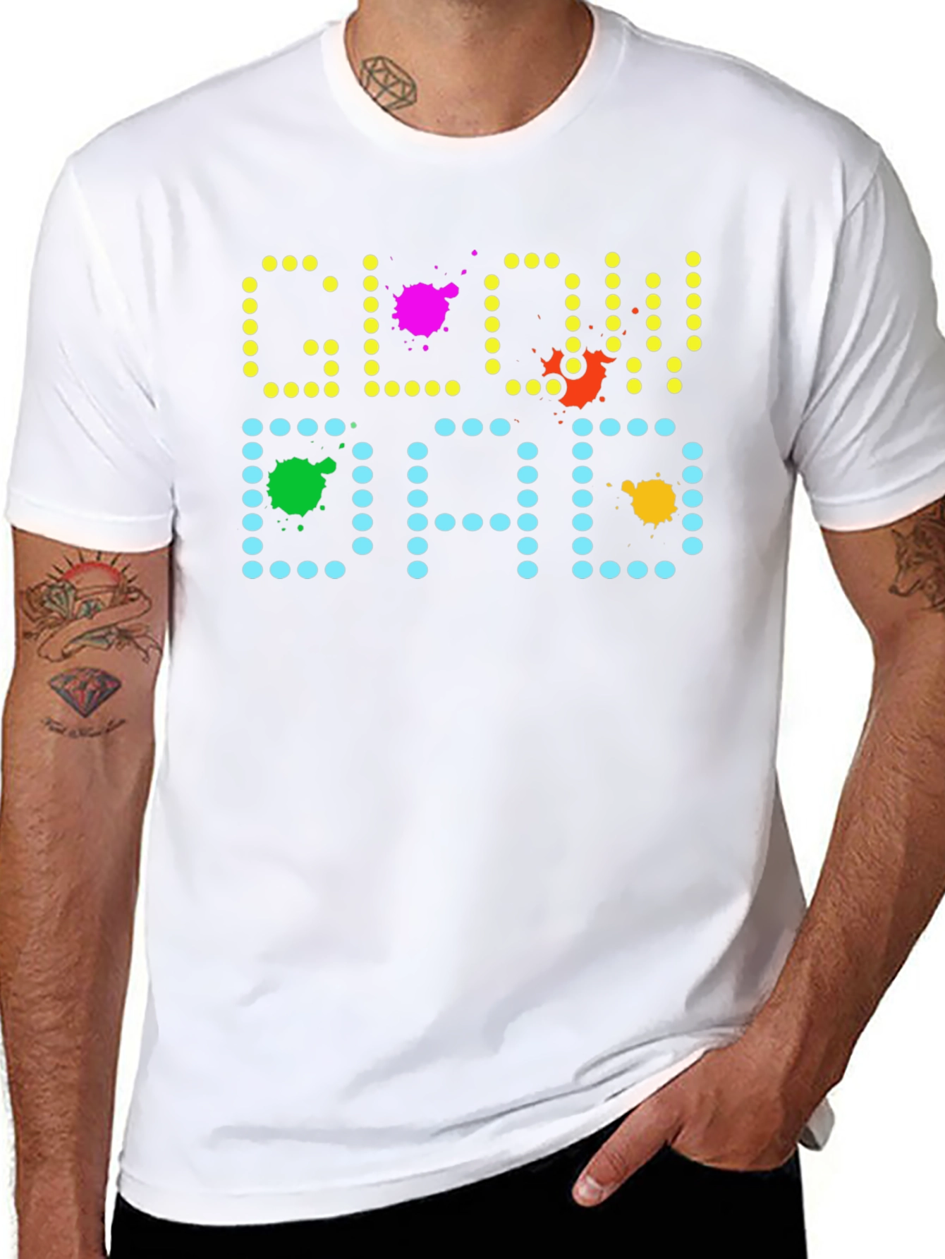 Glow Dad Graphic T-Shirt - Fun Fathers Day Tee