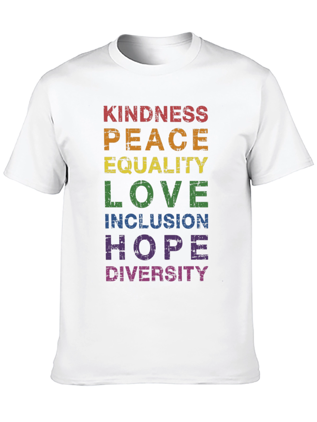 Kindness Peace Equality Graphic T-Shirt