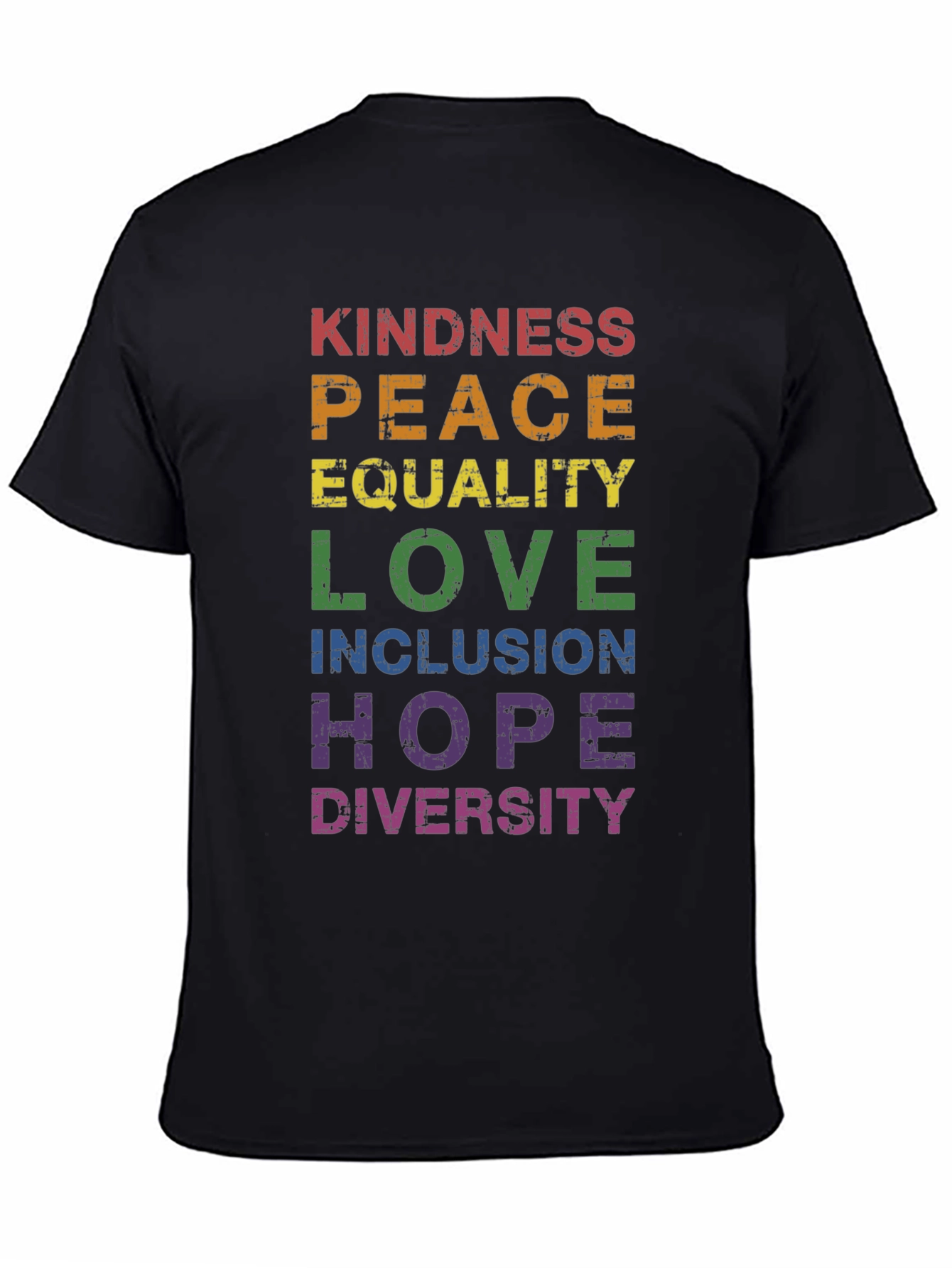 Kindness Peace Equality Graphic T-Shirt
