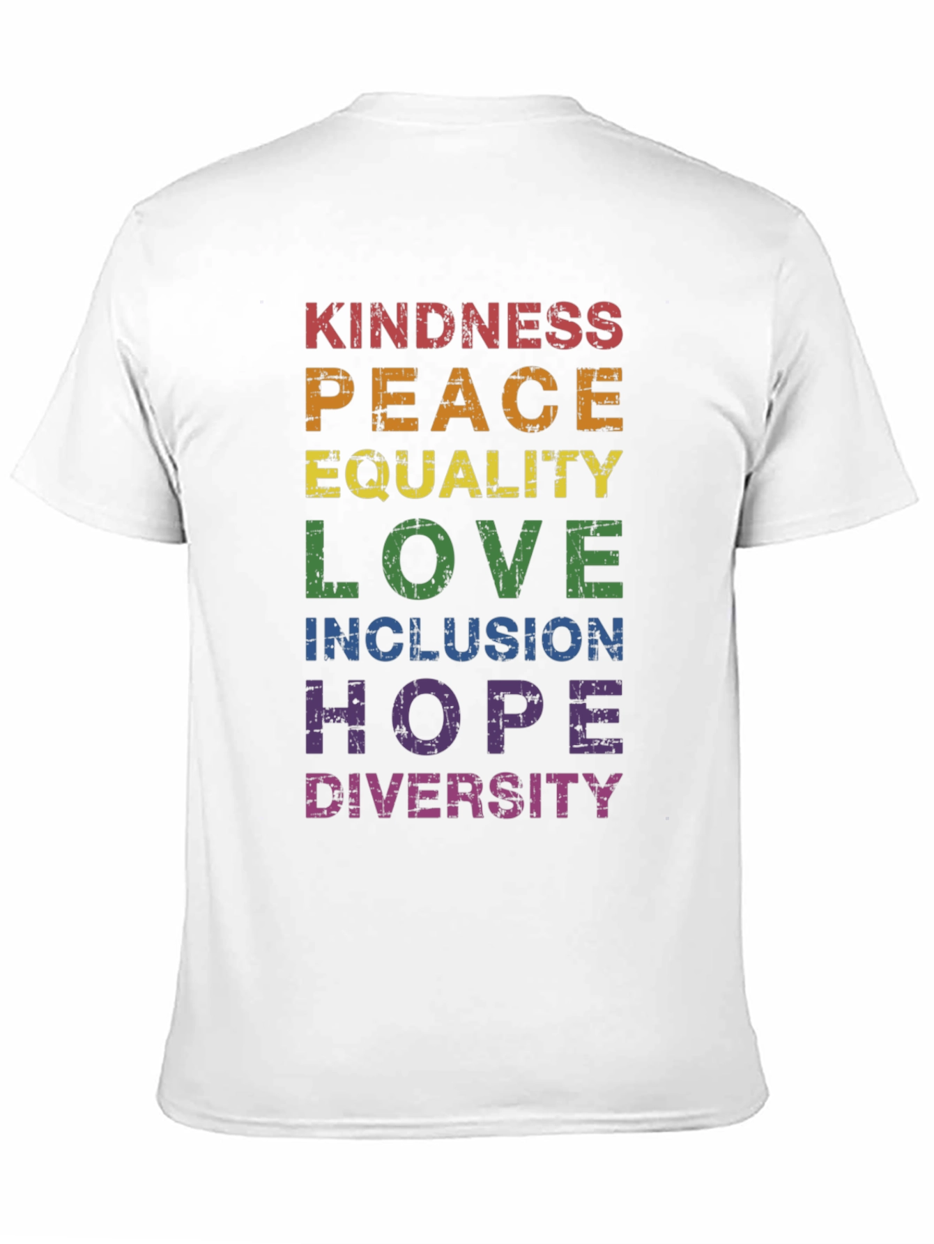 Kindness Peace Equality Graphic T-Shirt