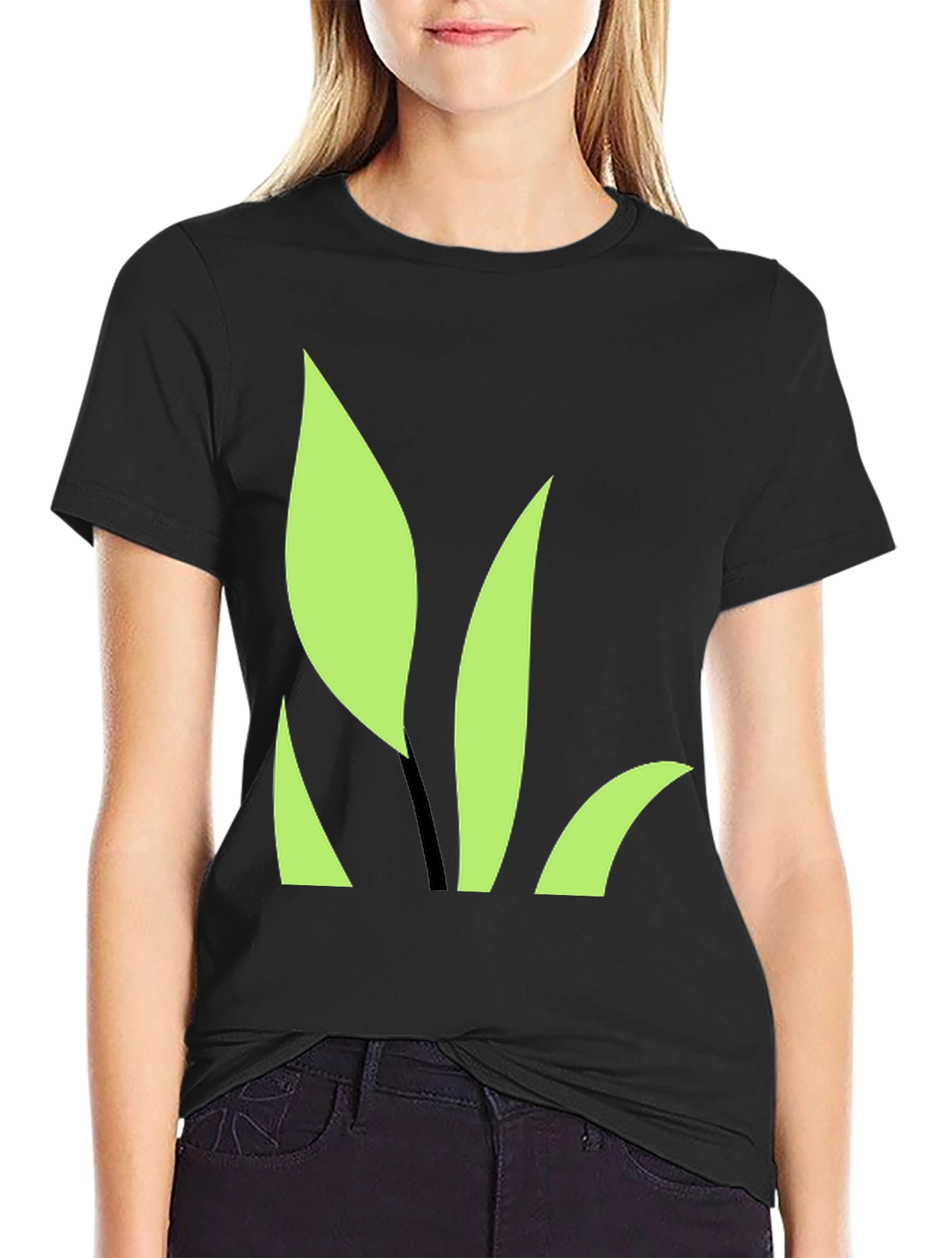 Nature Inspired Black T-Shirt
