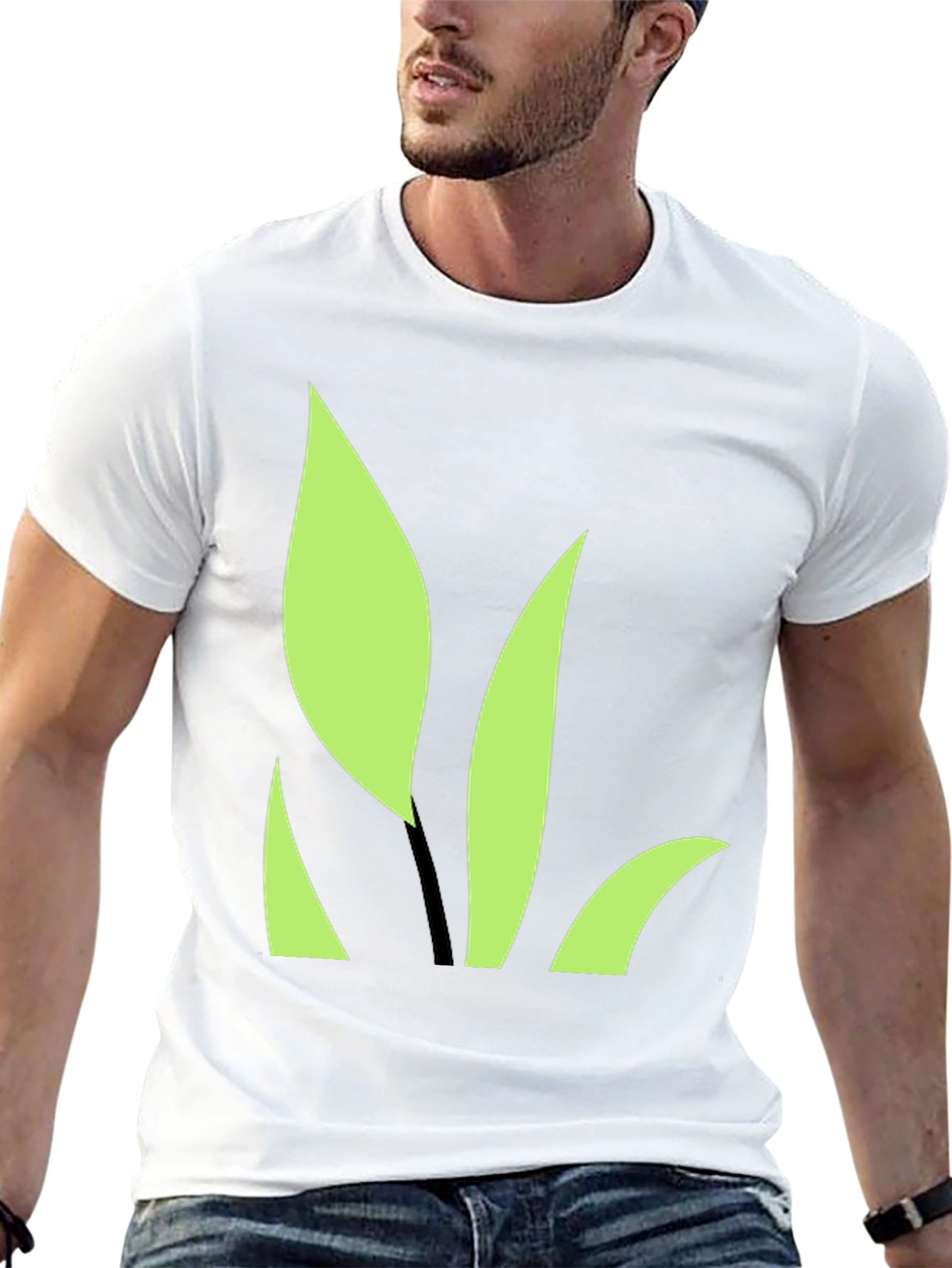 Nature Inspired Black T-Shirt