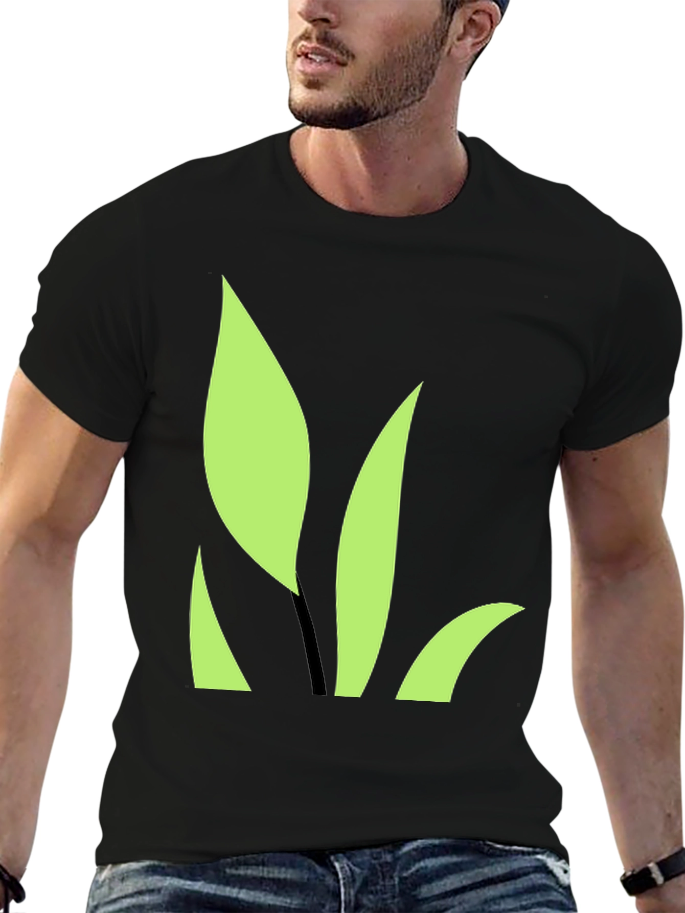 Nature Inspired Black T-Shirt