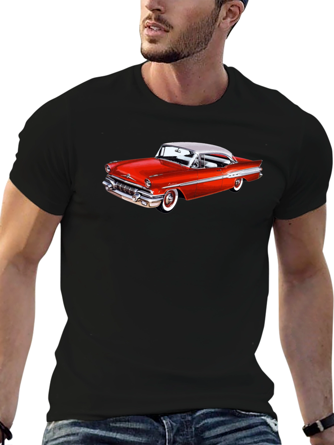 Classic Car Graphic Tee - Retro Style