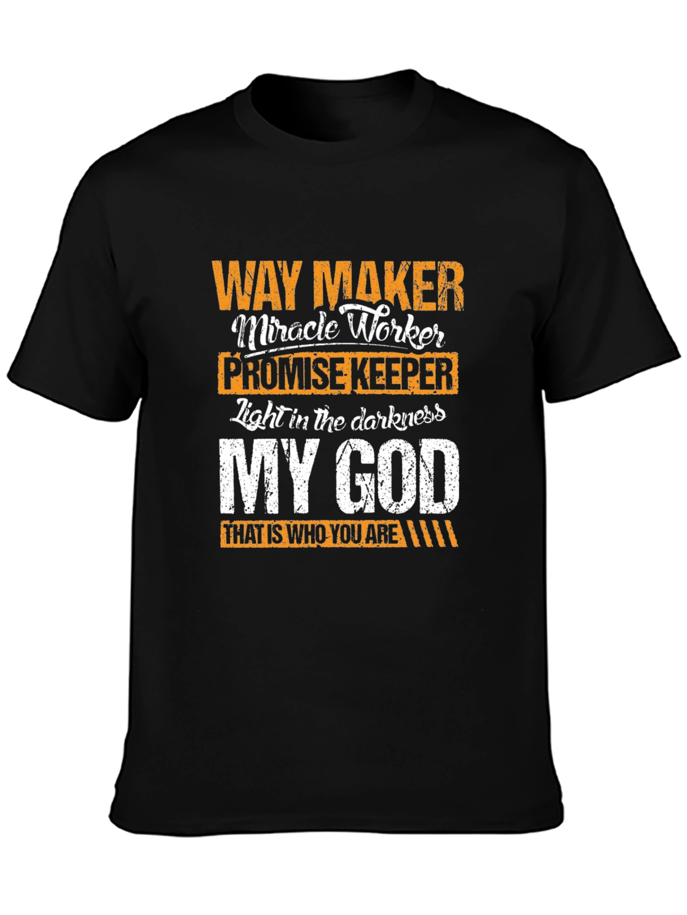Way Maker Christian T-Shirt Miracle Worker Tee