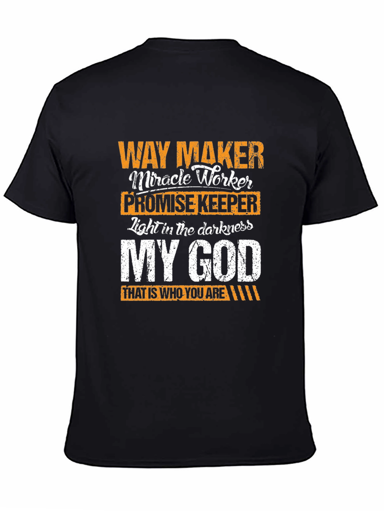 Way Maker Christian T-Shirt Miracle Worker Tee