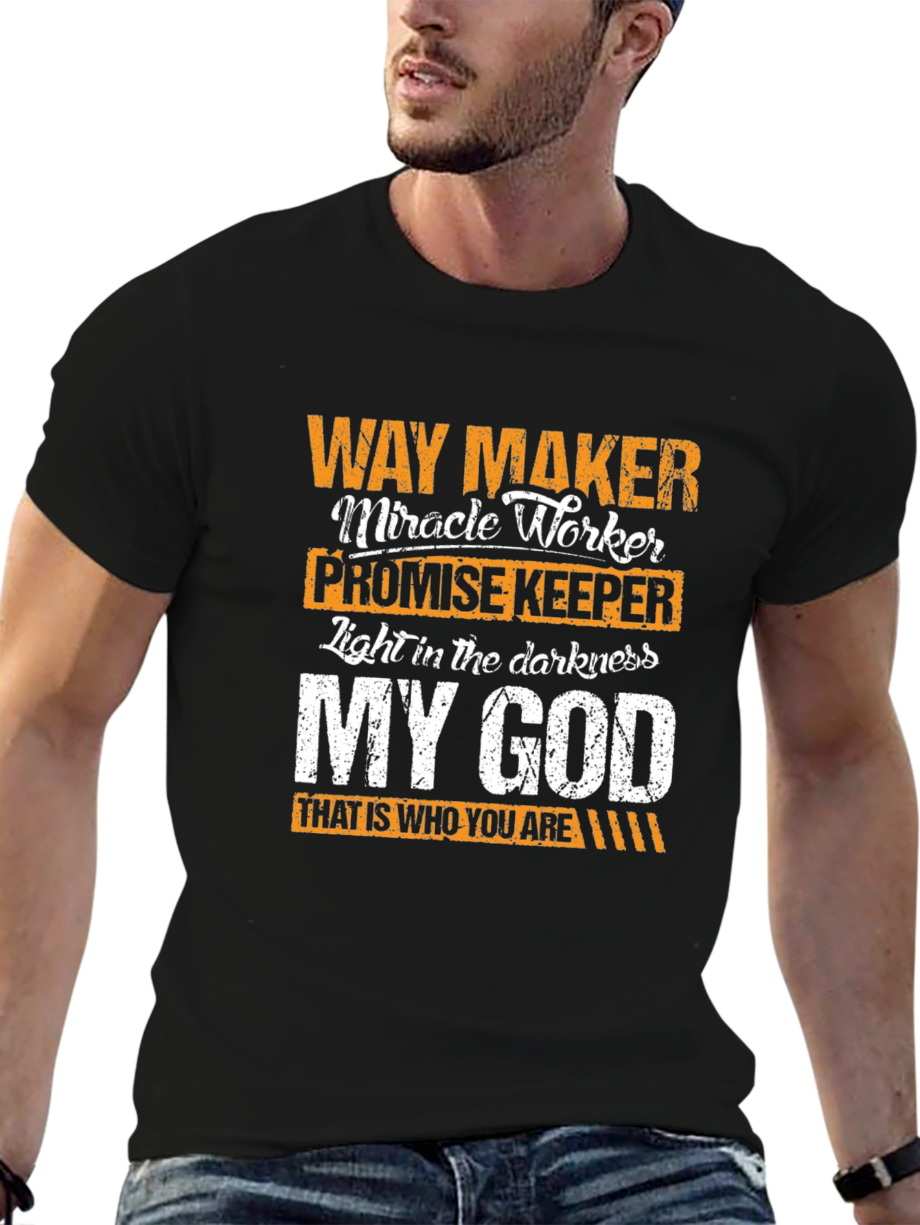 Way Maker Christian T-Shirt Miracle Worker Tee