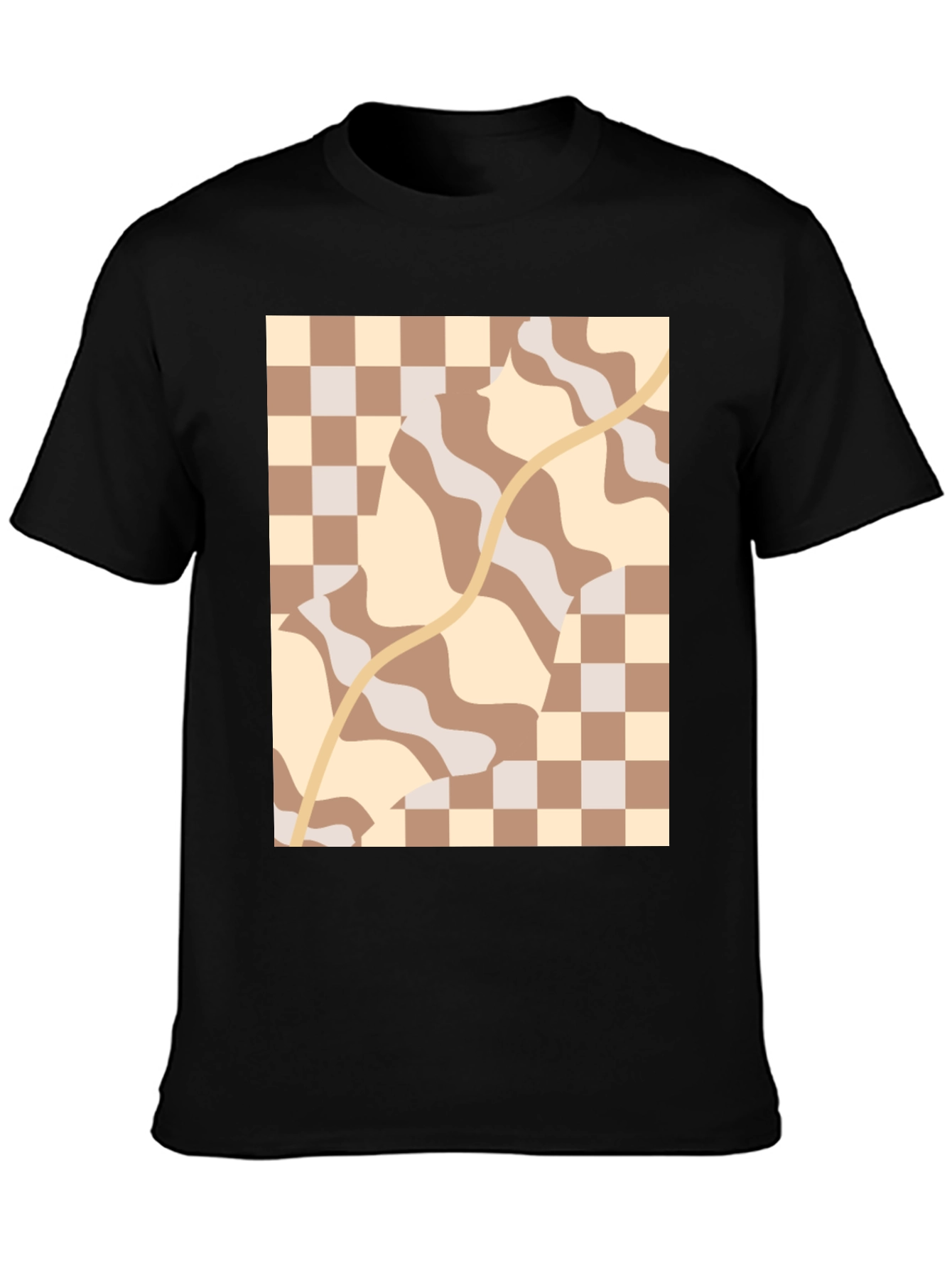 Retro Aesthetic Patterned Tee