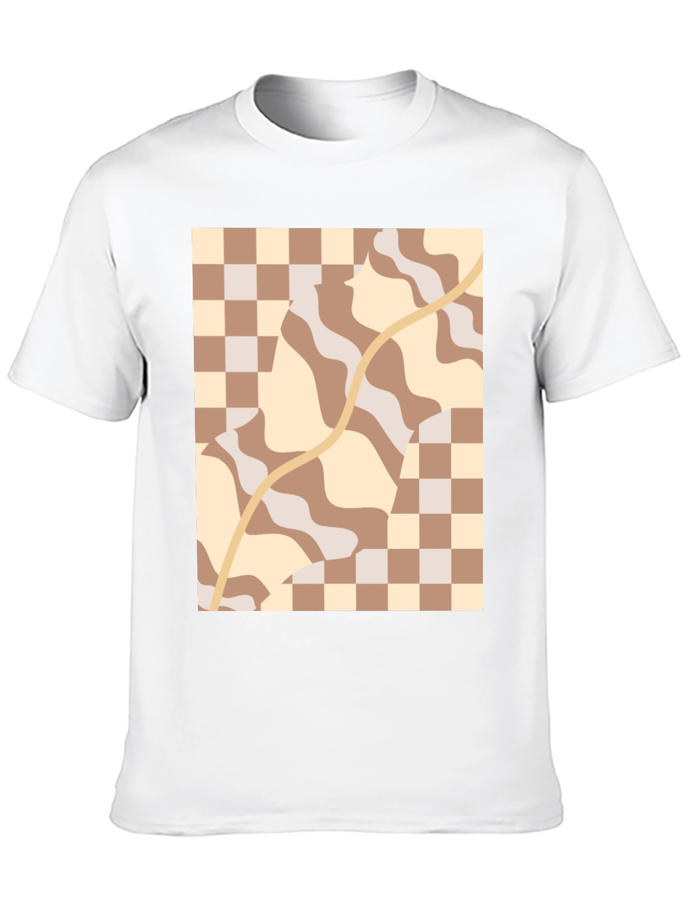 Retro Aesthetic Patterned Tee
