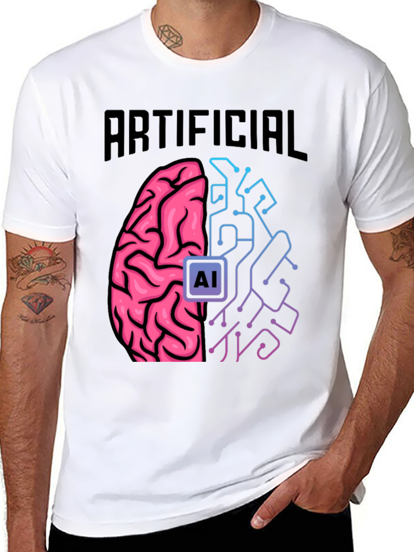 Artificial Intelligence Brain T-Shirt