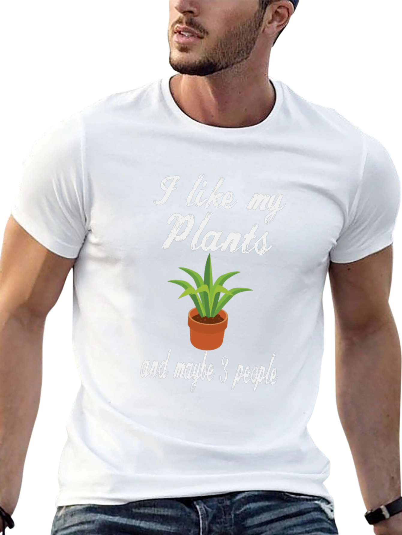 I Like My Plants T-Shirt Funny Gardener Gift