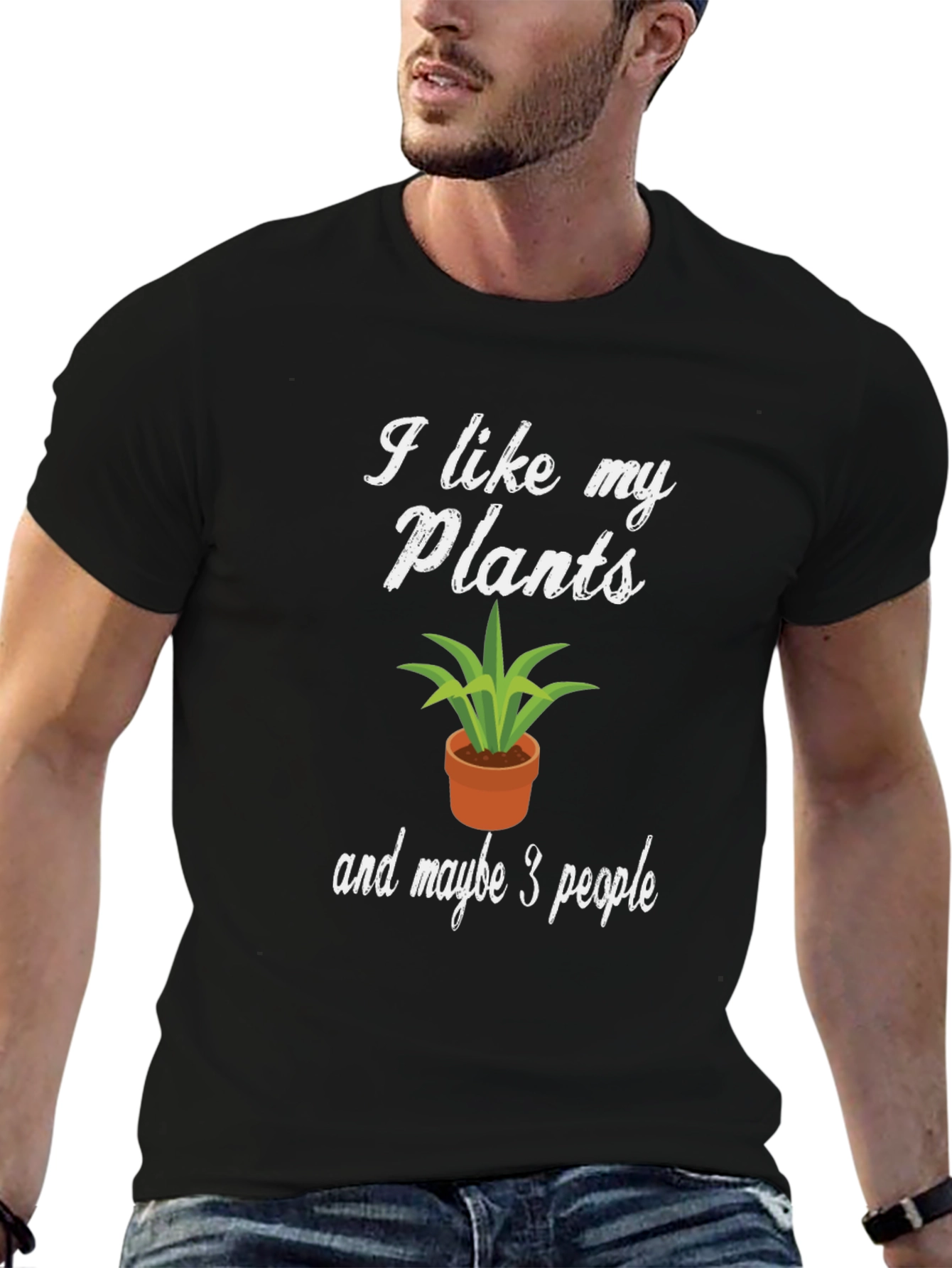 I Like My Plants T-Shirt Funny Gardener Gift
