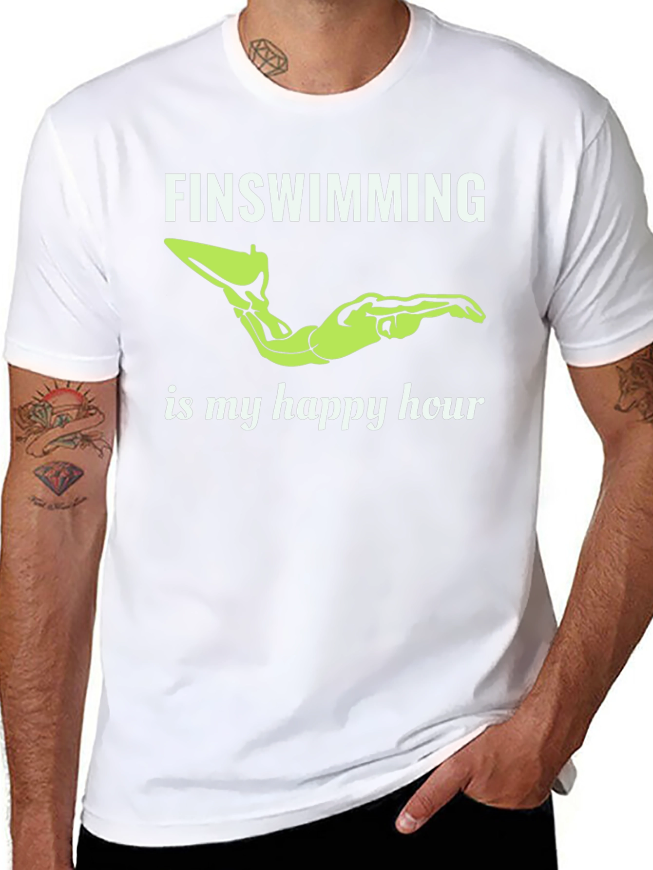 Finswimming Happy Hour T-Shirt
