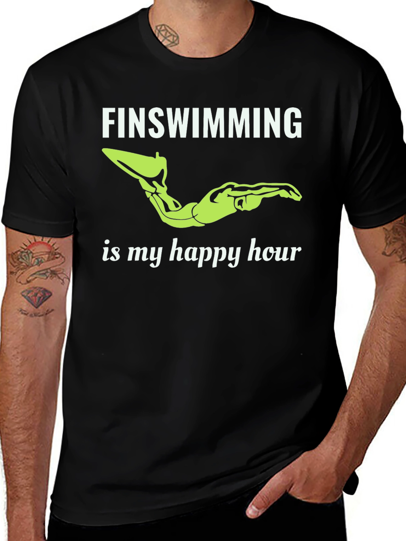 Finswimming Happy Hour T-Shirt