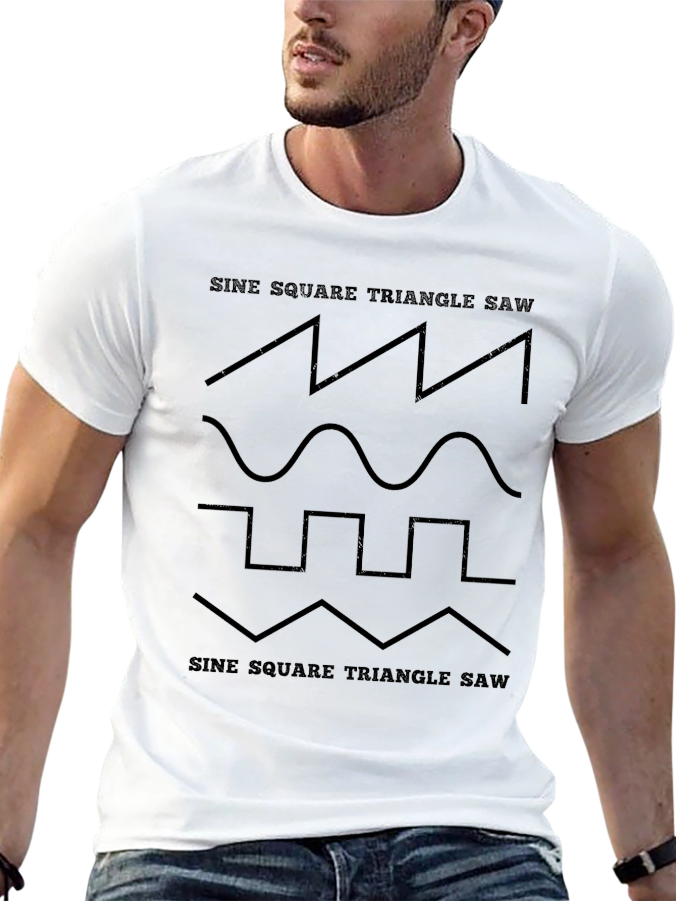 Sine Square Triangle Saw Graphic Tee