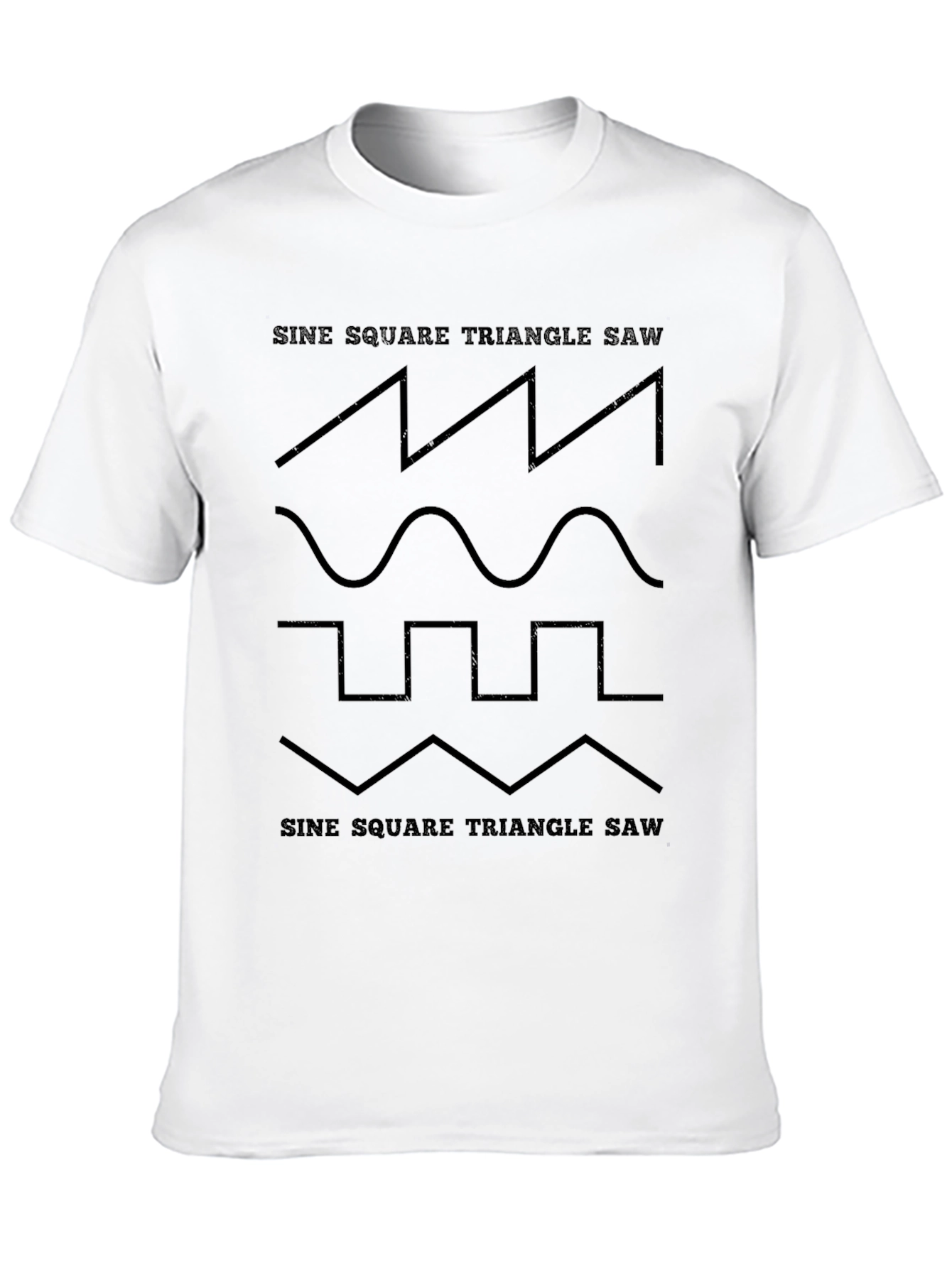 Sine Square Triangle Saw Graphic Tee