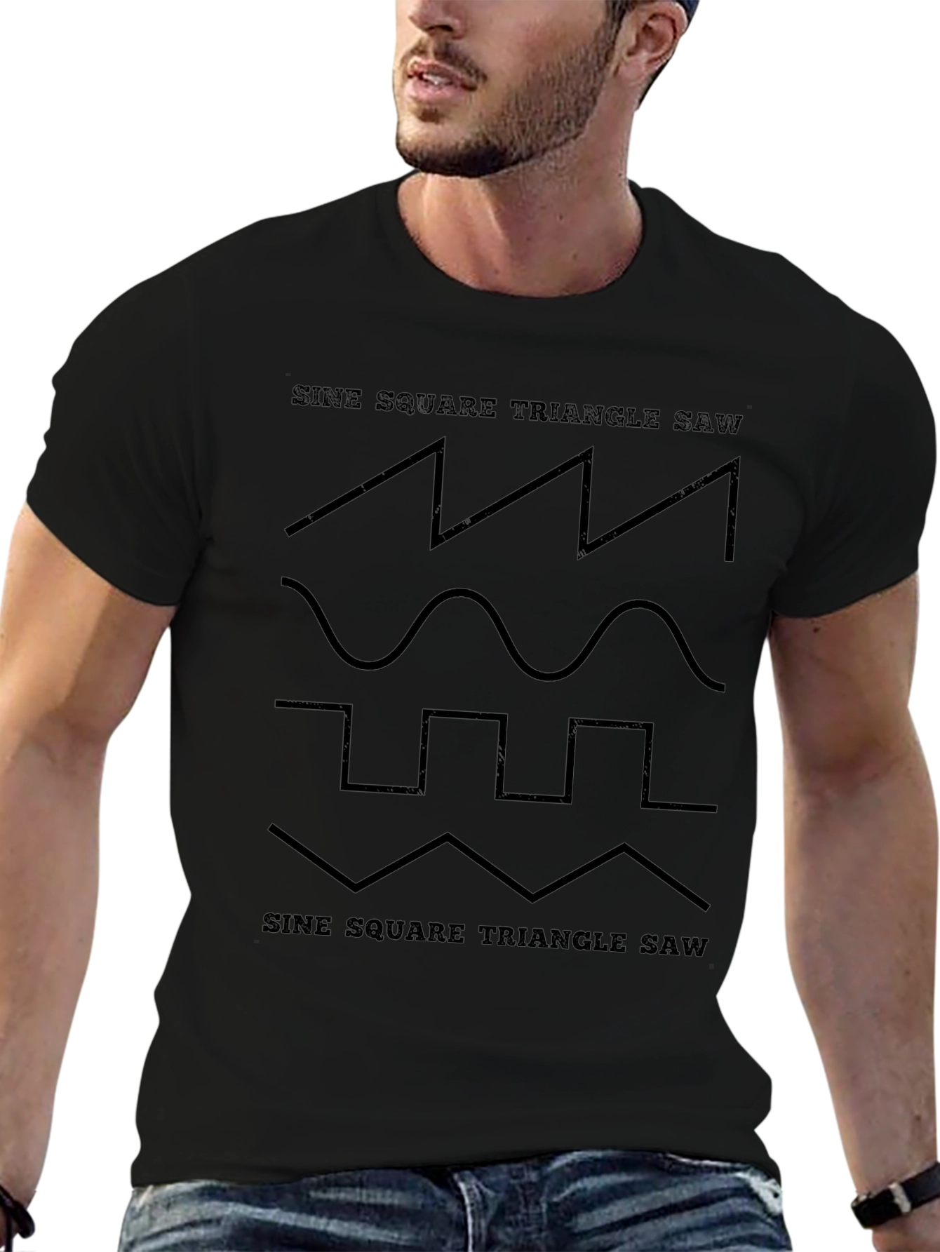 Sine Square Triangle Saw Graphic Tee