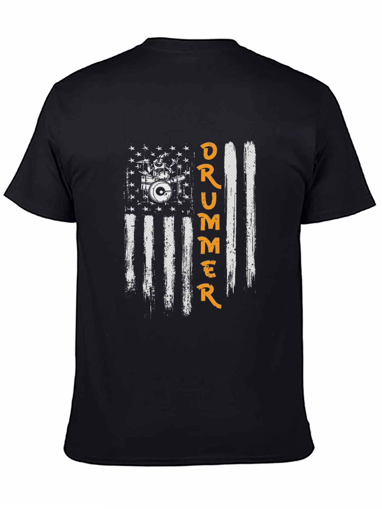 Drummer American Flag T-Shirt