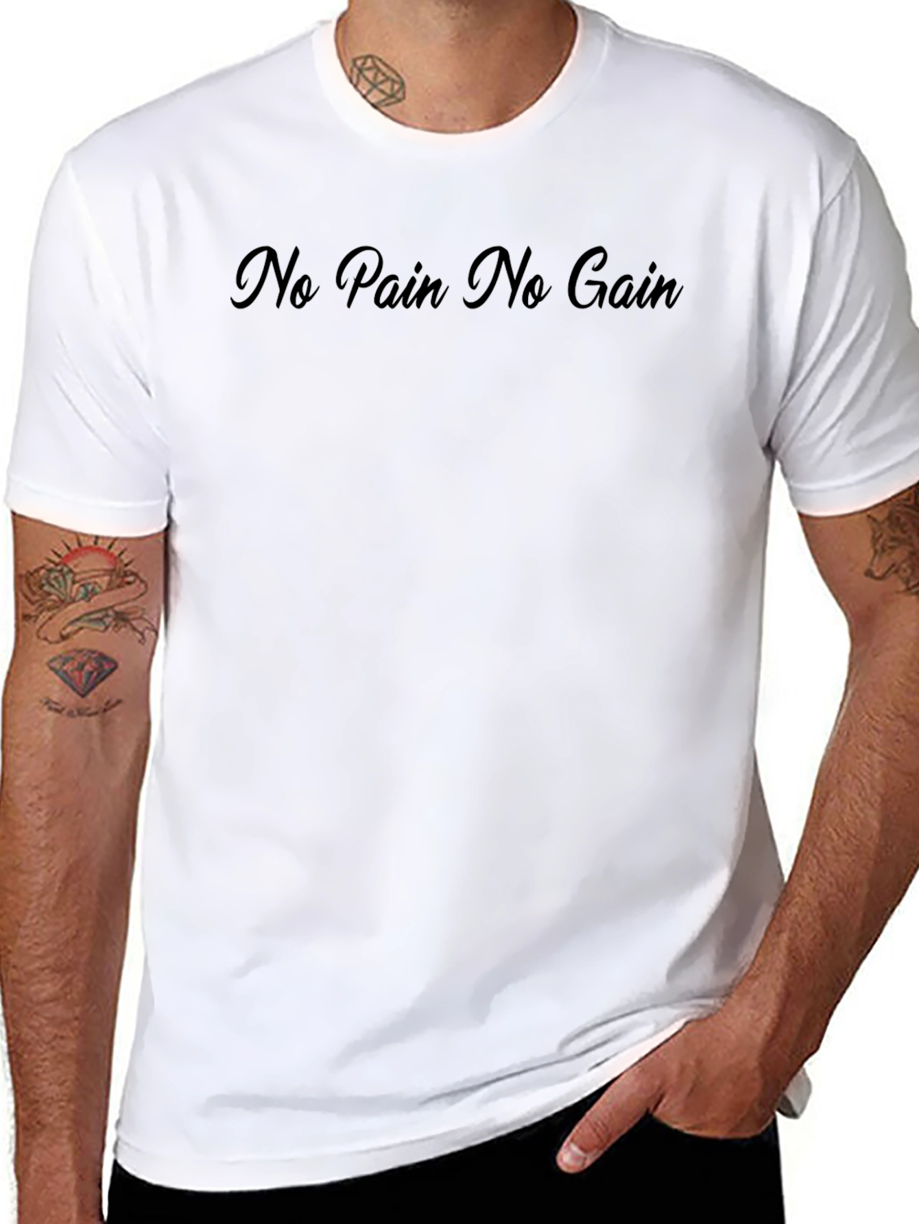 No Pain No Gain Black T-Shirt