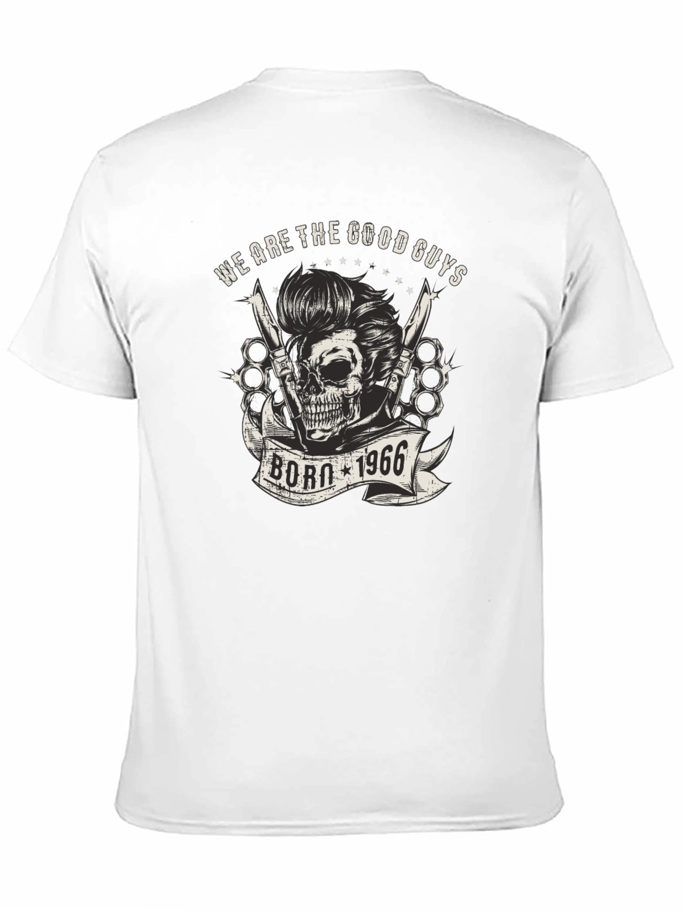Born 1966 Skull Graphic T-Shirt