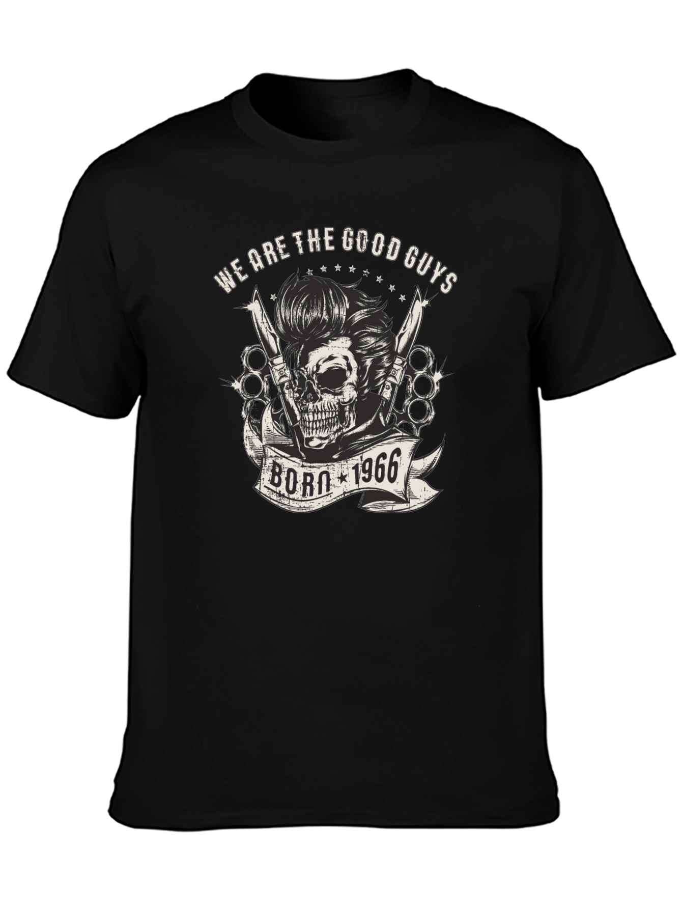 Born 1966 Skull Graphic T-Shirt