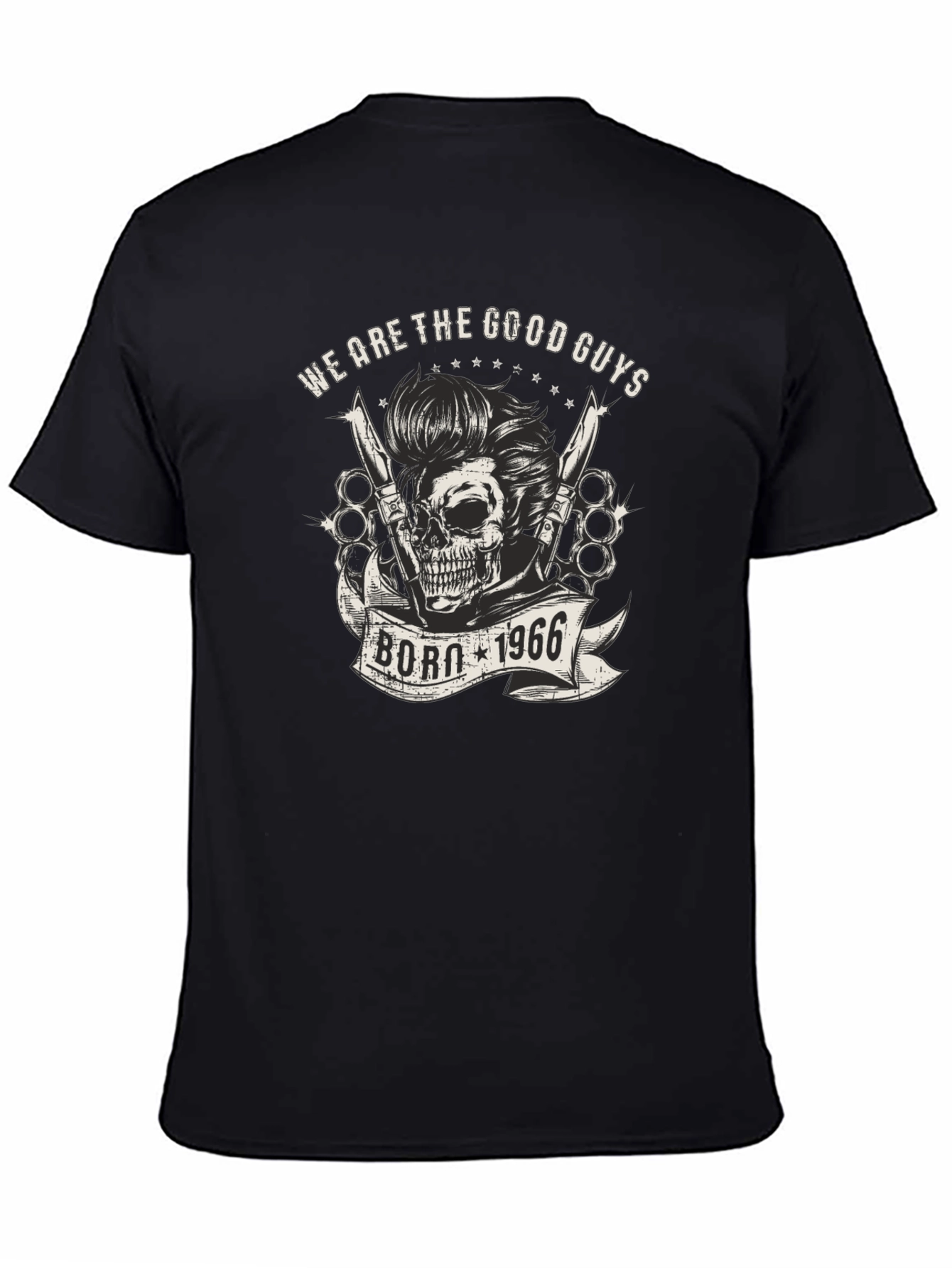 Born 1966 Skull Graphic T-Shirt