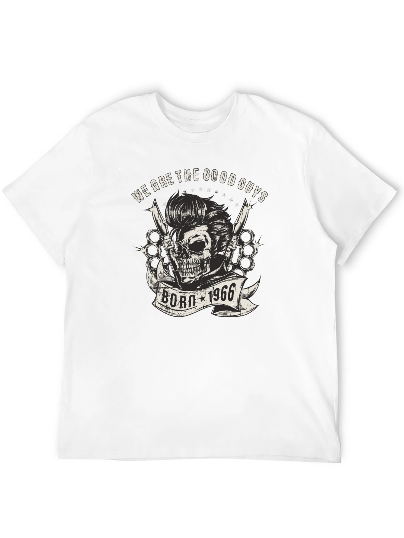 Born 1966 Skull Graphic T-Shirt