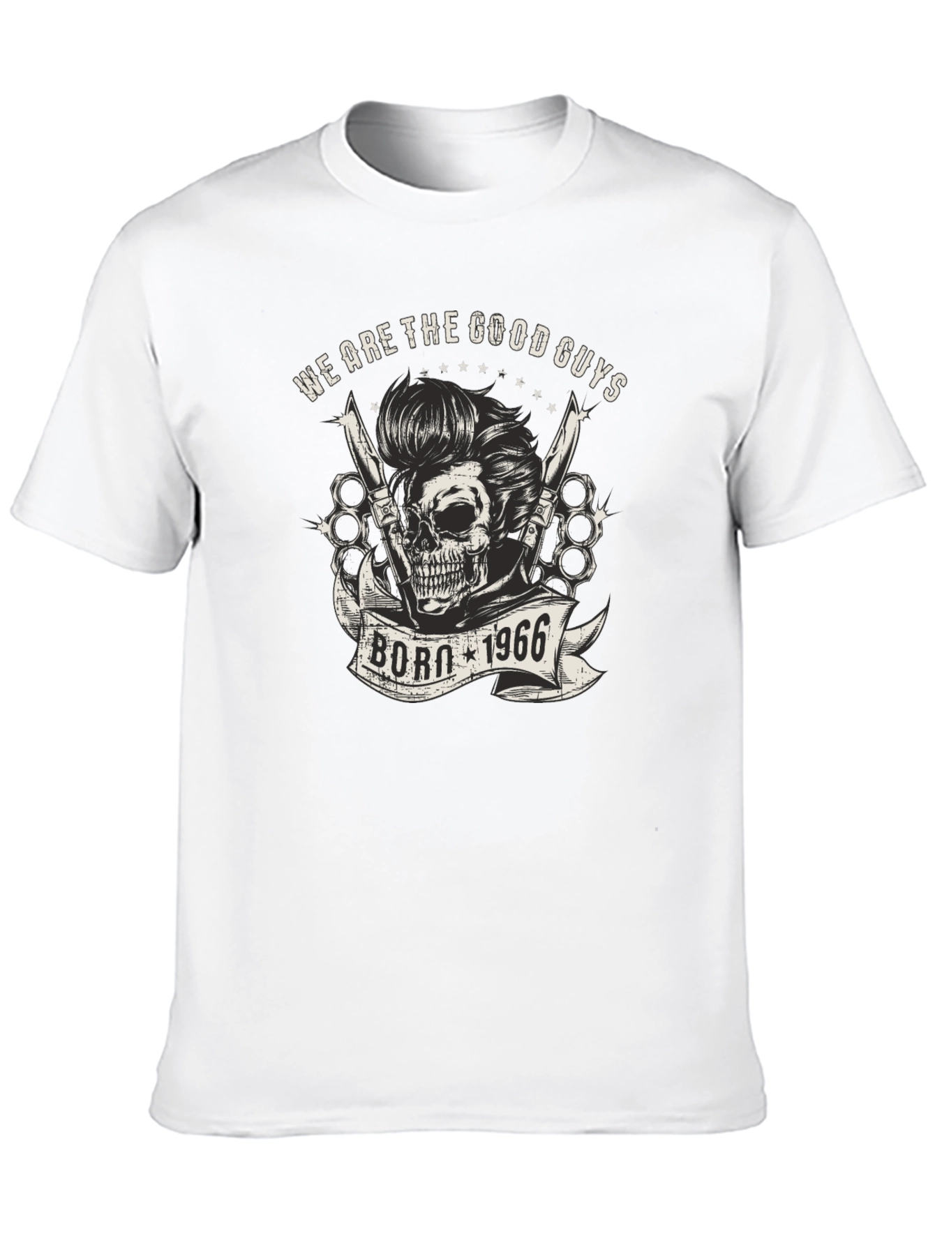 Born 1966 Skull Graphic T-Shirt